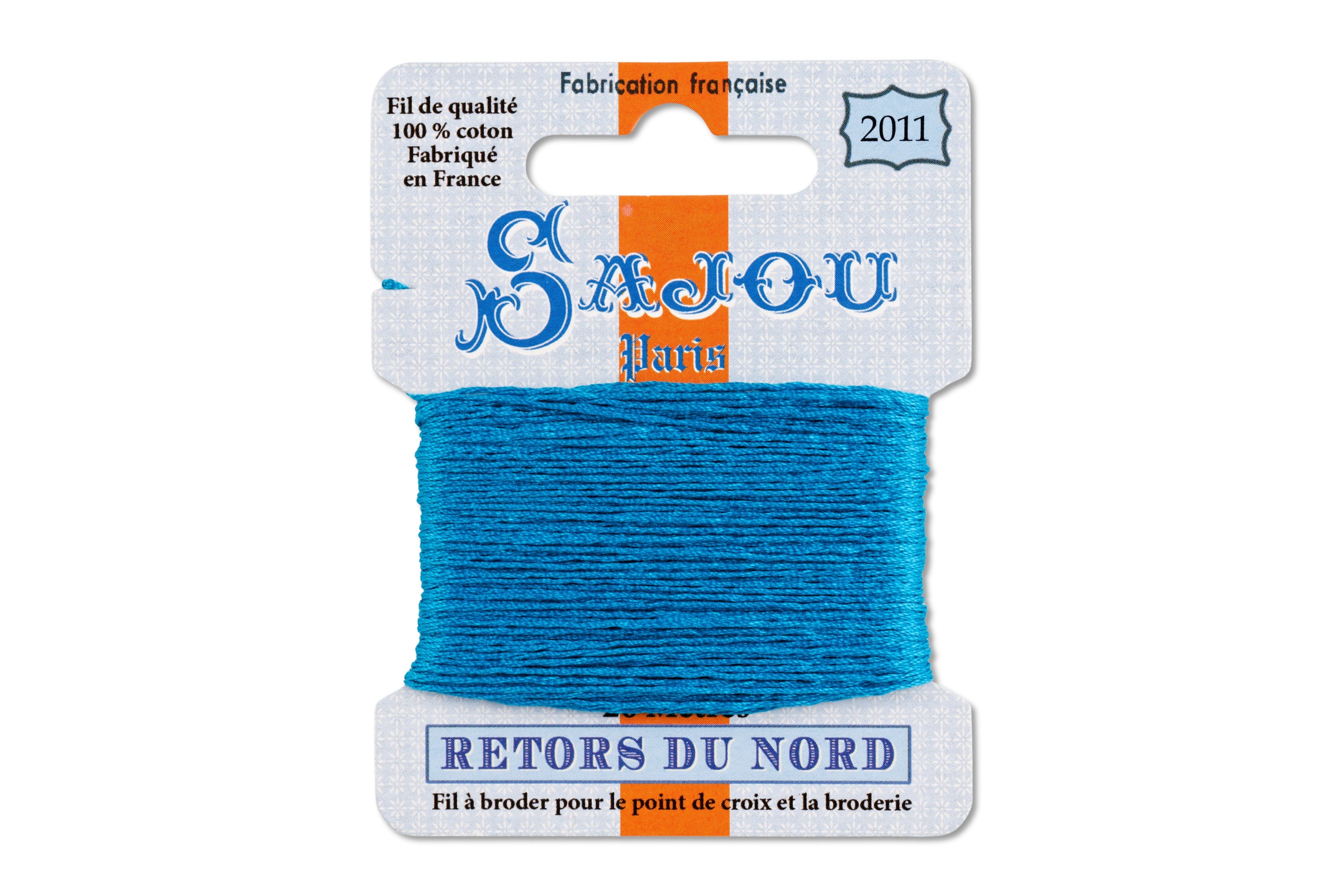 Retors du Nord Embroidery Floss, #2011 Turquoise