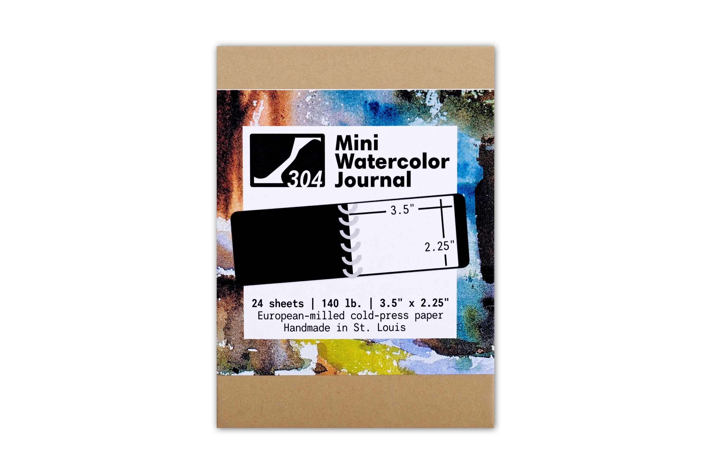 #304 Mini Watercolor Journal, Cold Press