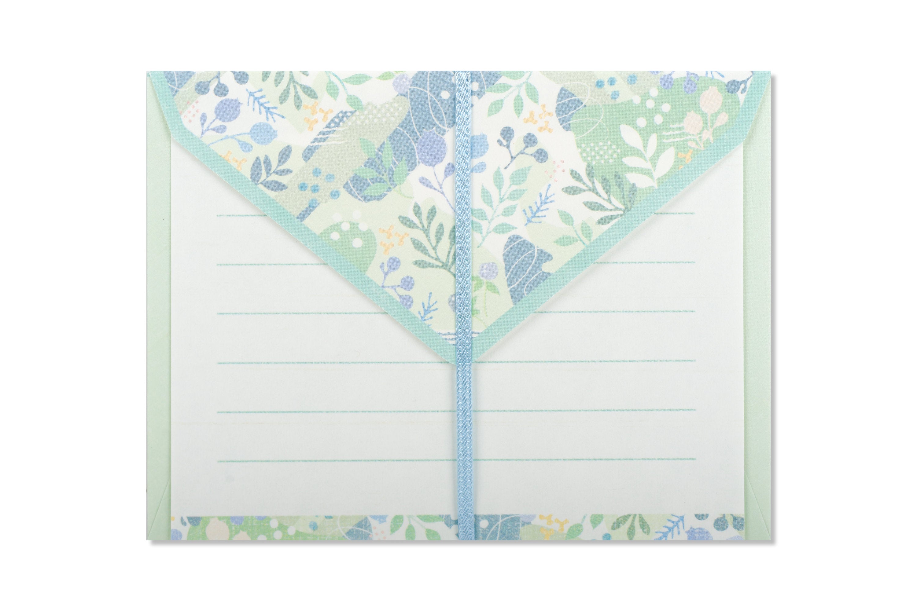Botanical Note + Envelope Set, Mint