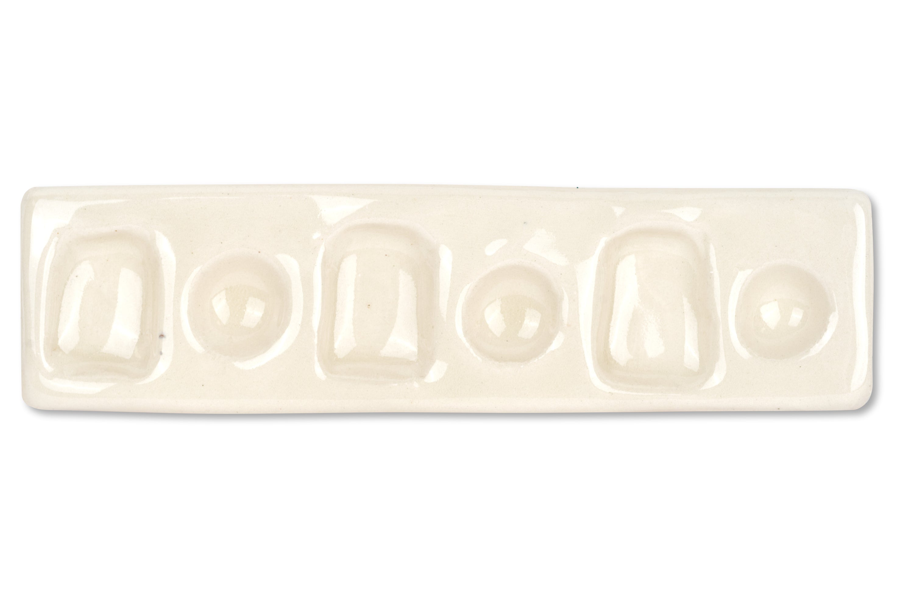 Eccentric 6-Well Porcelain Palette
