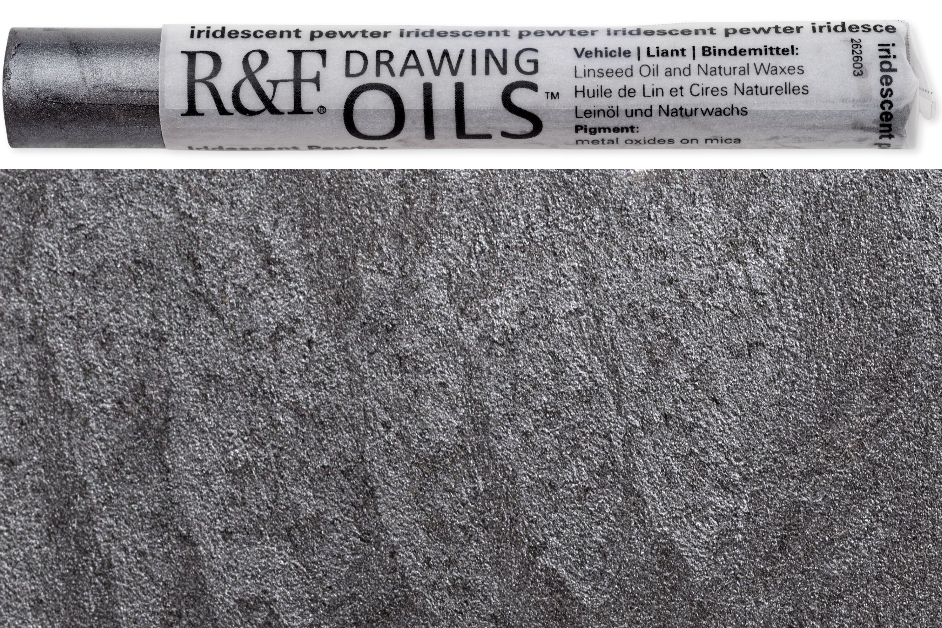 R&F Drawing Oils #3114, Iridescent Pewter