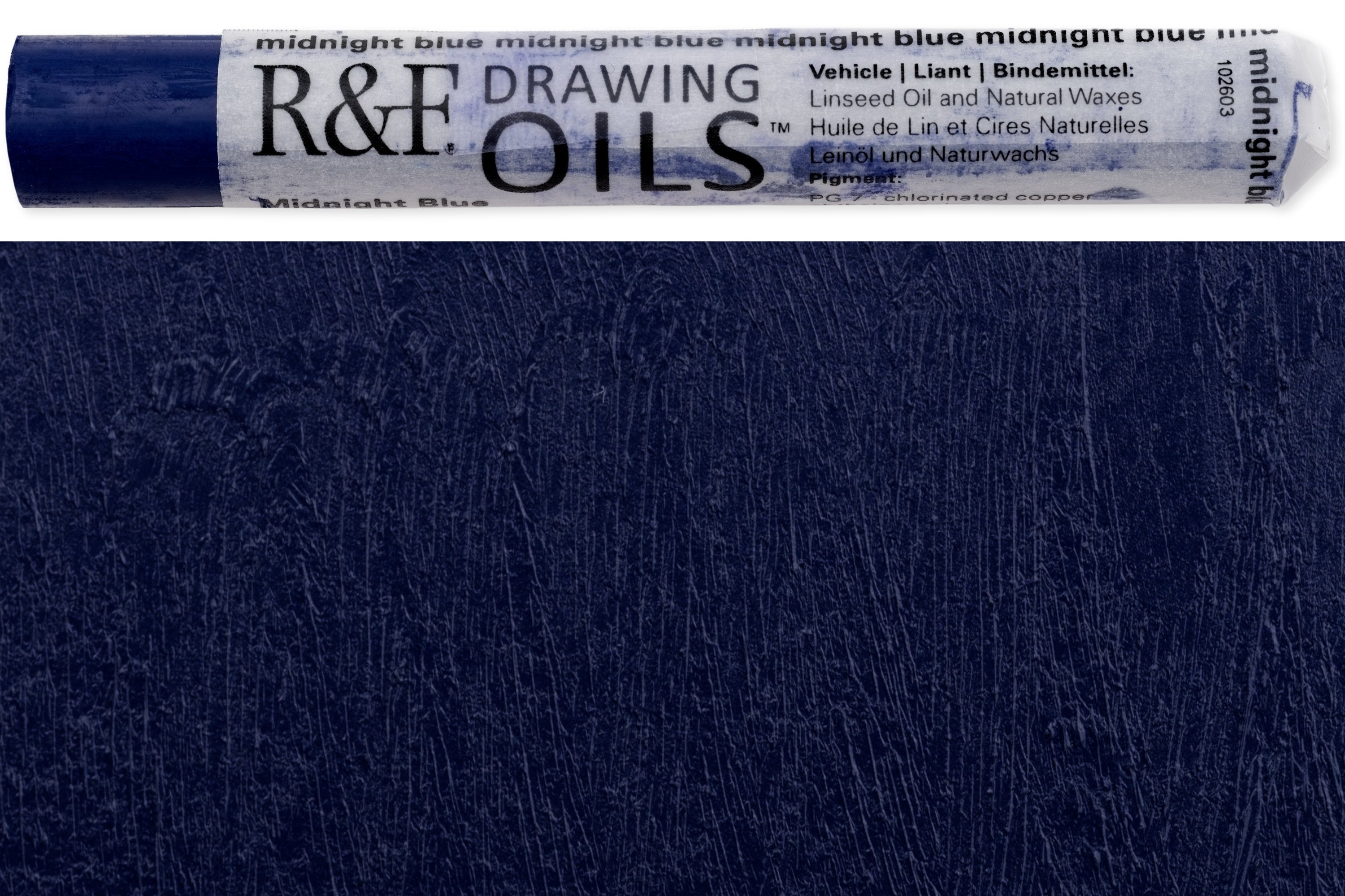R&F Drawing Oils #3121, Midnight Blue