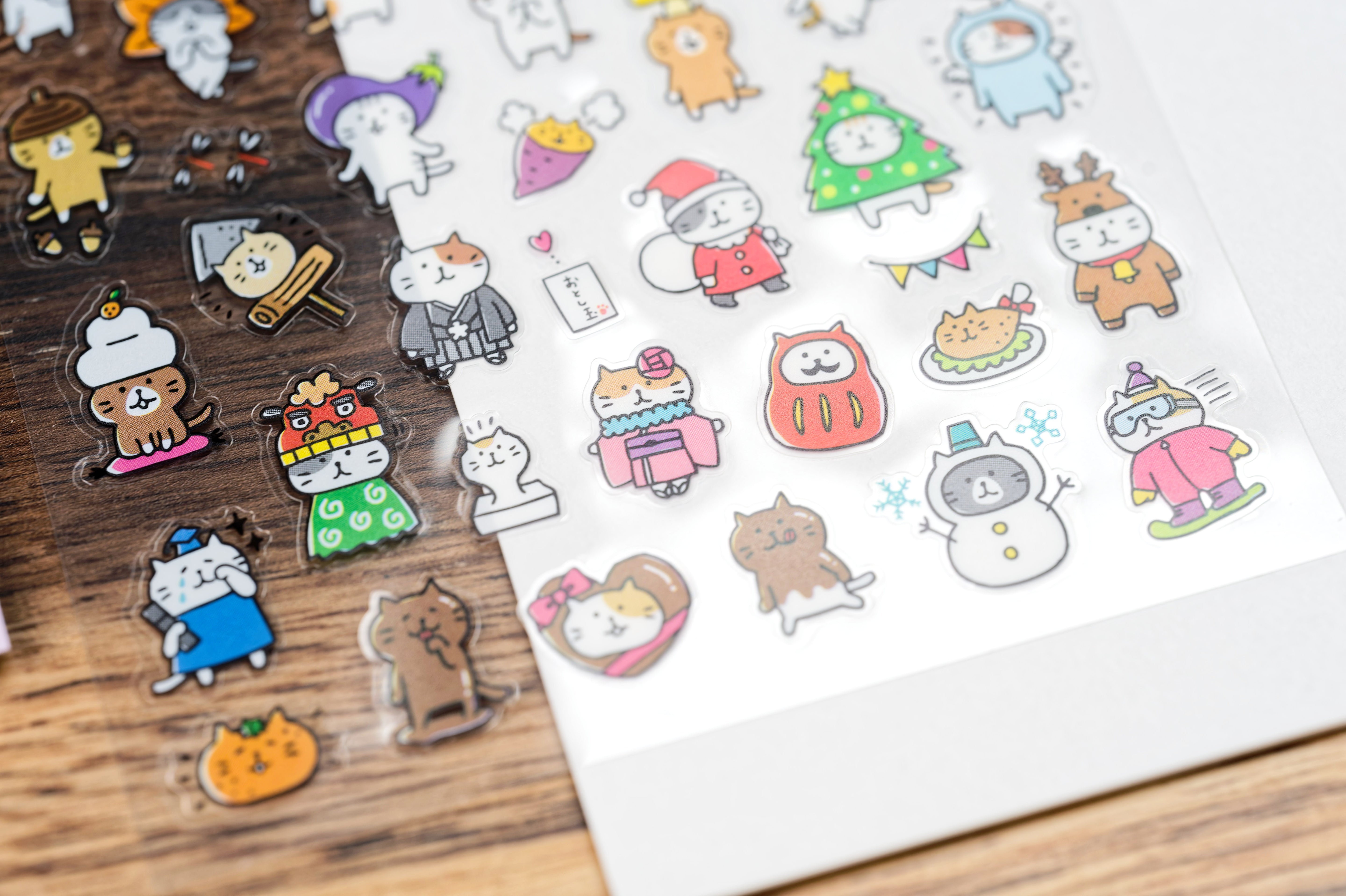 Costume Cats Sticker Sheet