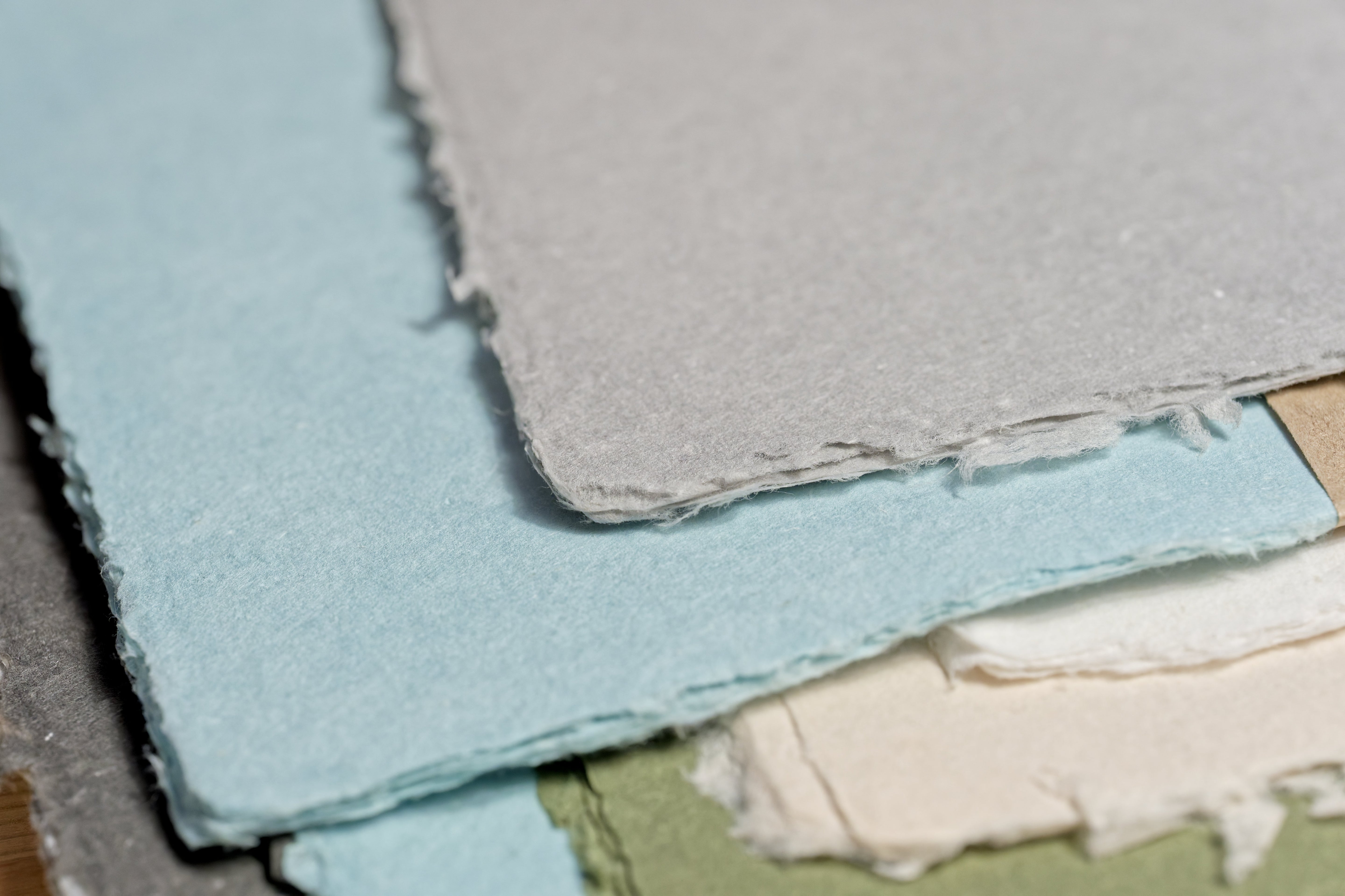 Handmade Abacá/Cotton Paper, 8" x 10" (Five Sheets)