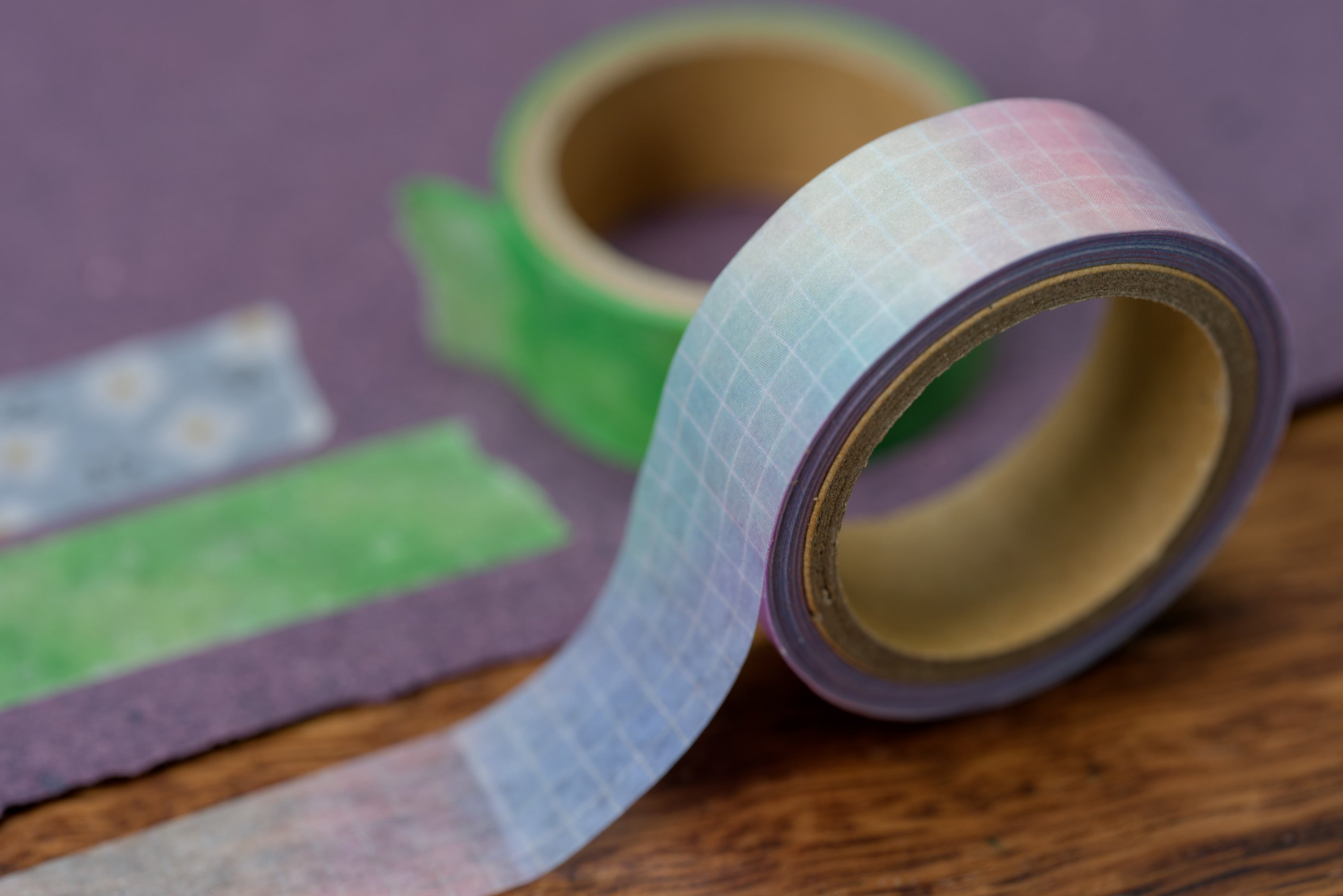 Gradient Grid Washi Tape