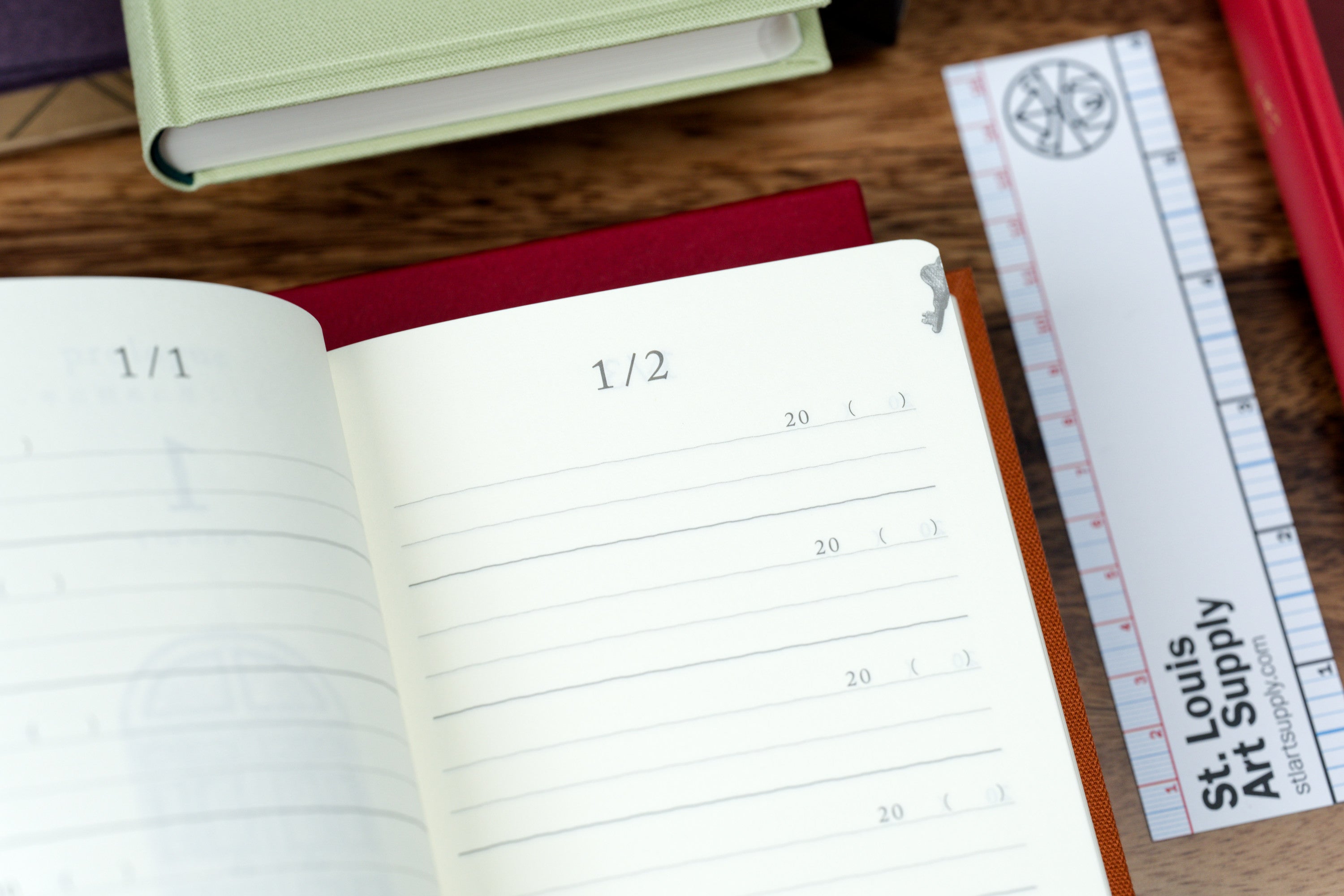 Five Year Diary, Compact, Burnt Orange