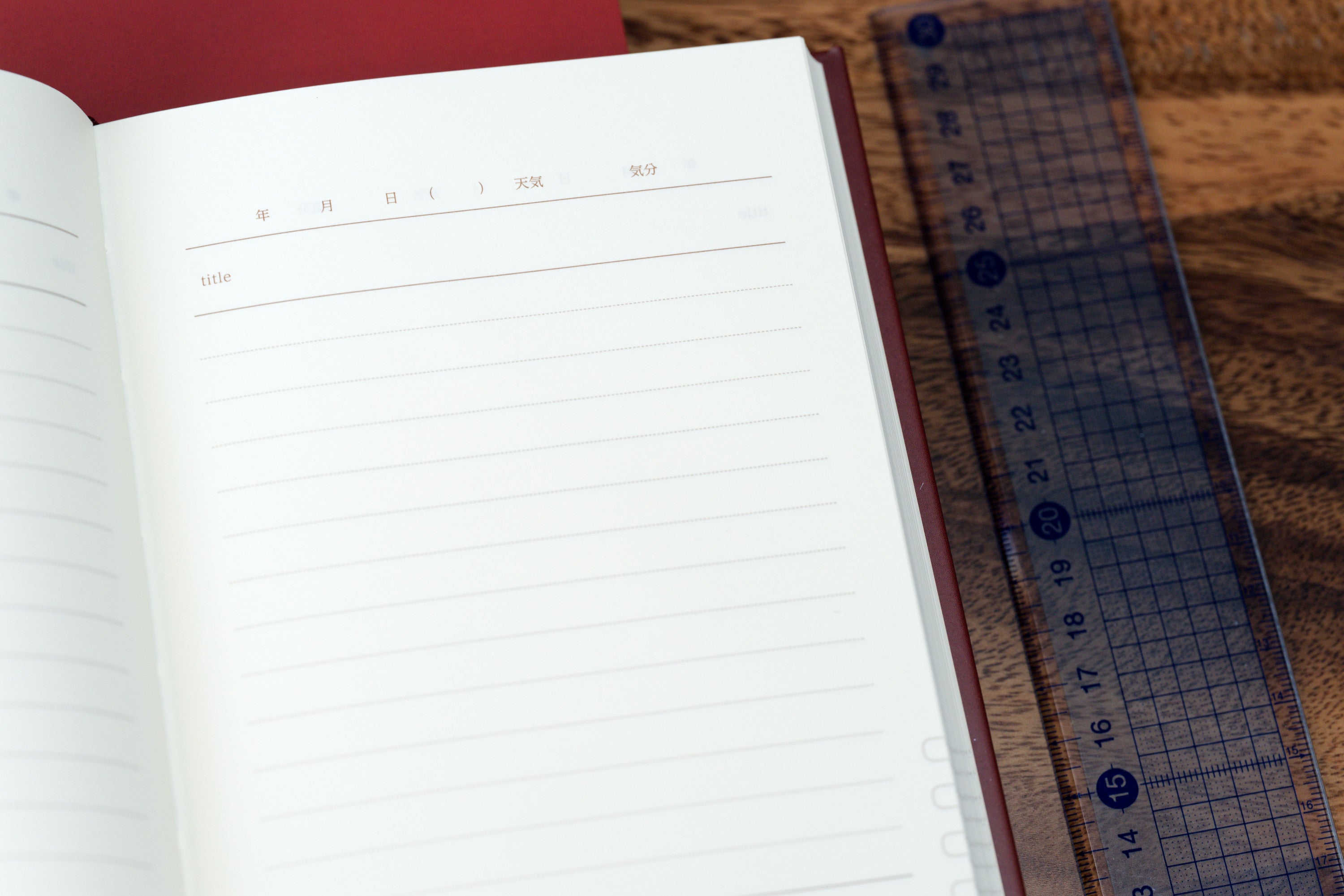 One Year Diary, Red Hardcover