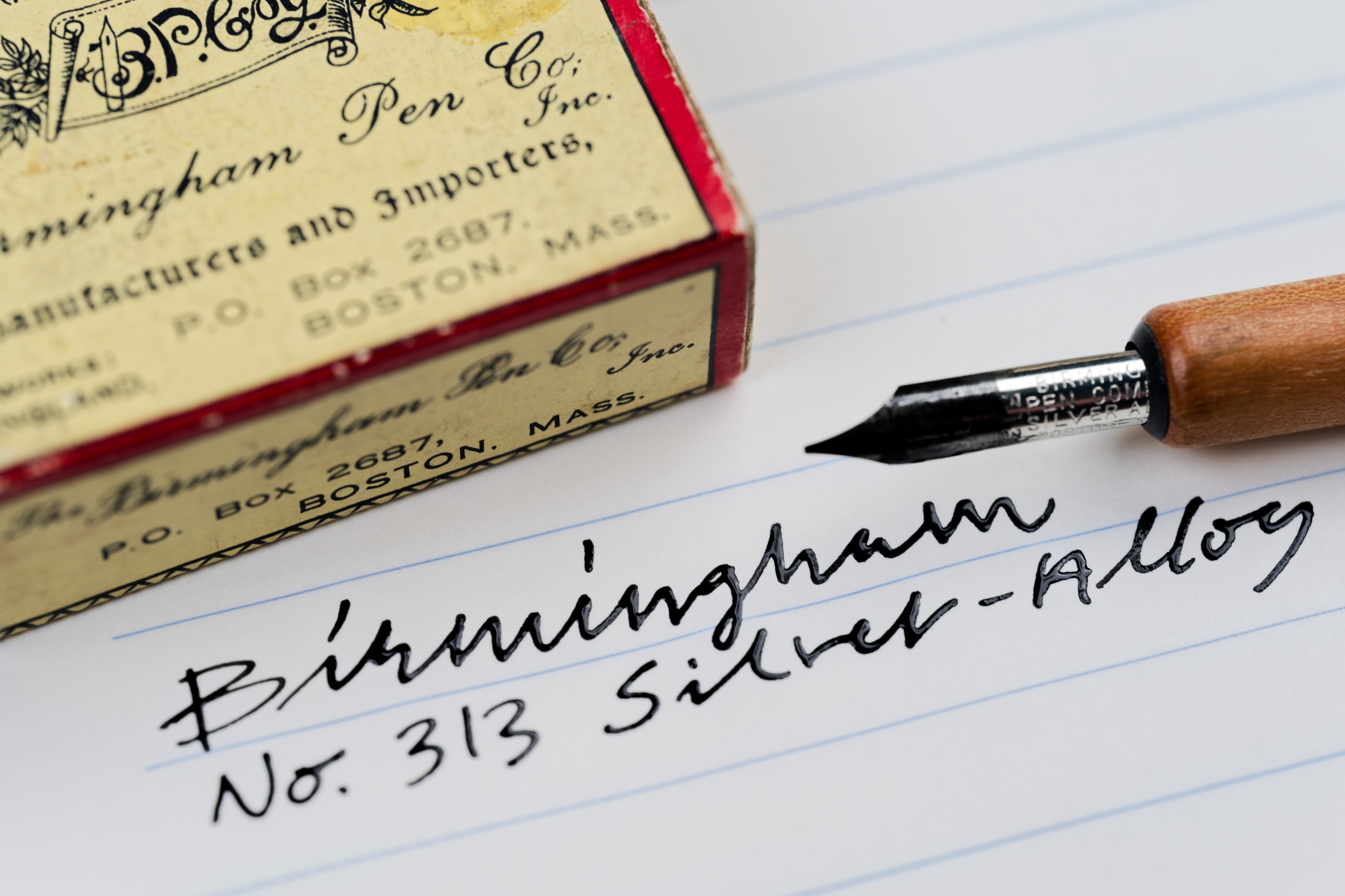Birmingham #313 Silver-Alloy Pen Nib (Vintage)