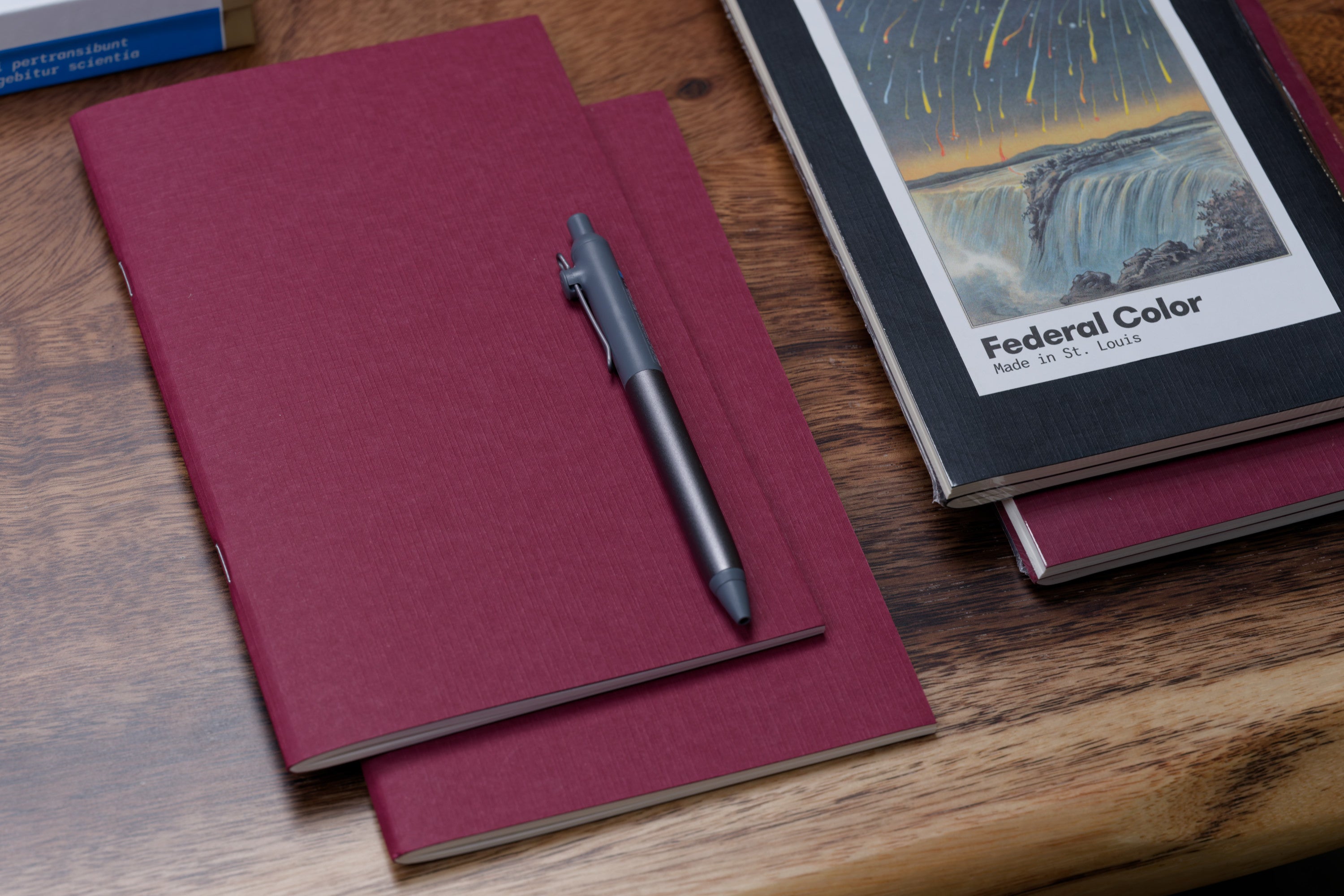 #204 Idea Notebooks, Set of Two, Wine/White
