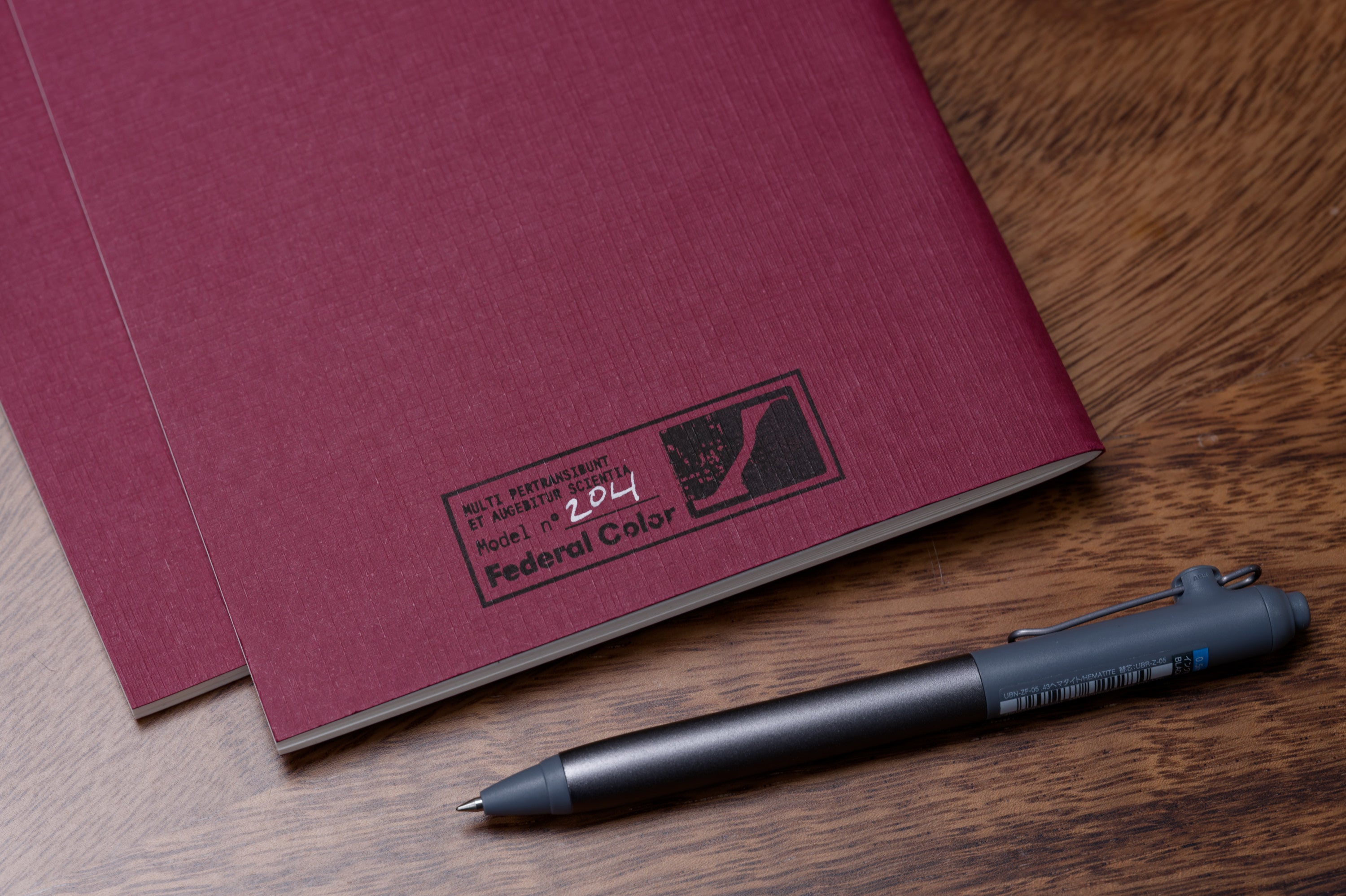 #204 Idea Notebooks, Set of Two, Wine/White