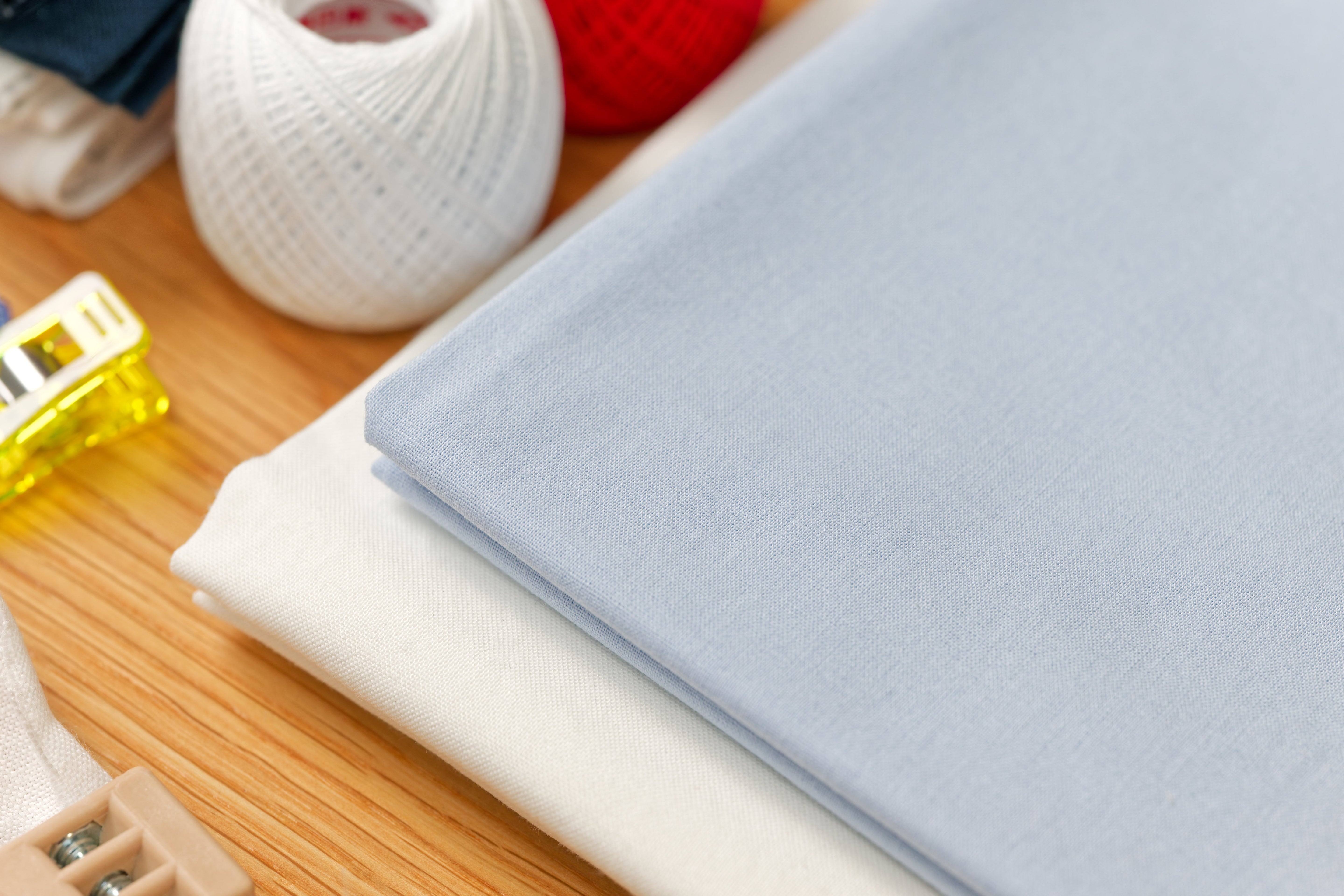 American-Made Cotton Solids, #002 Light Cream
