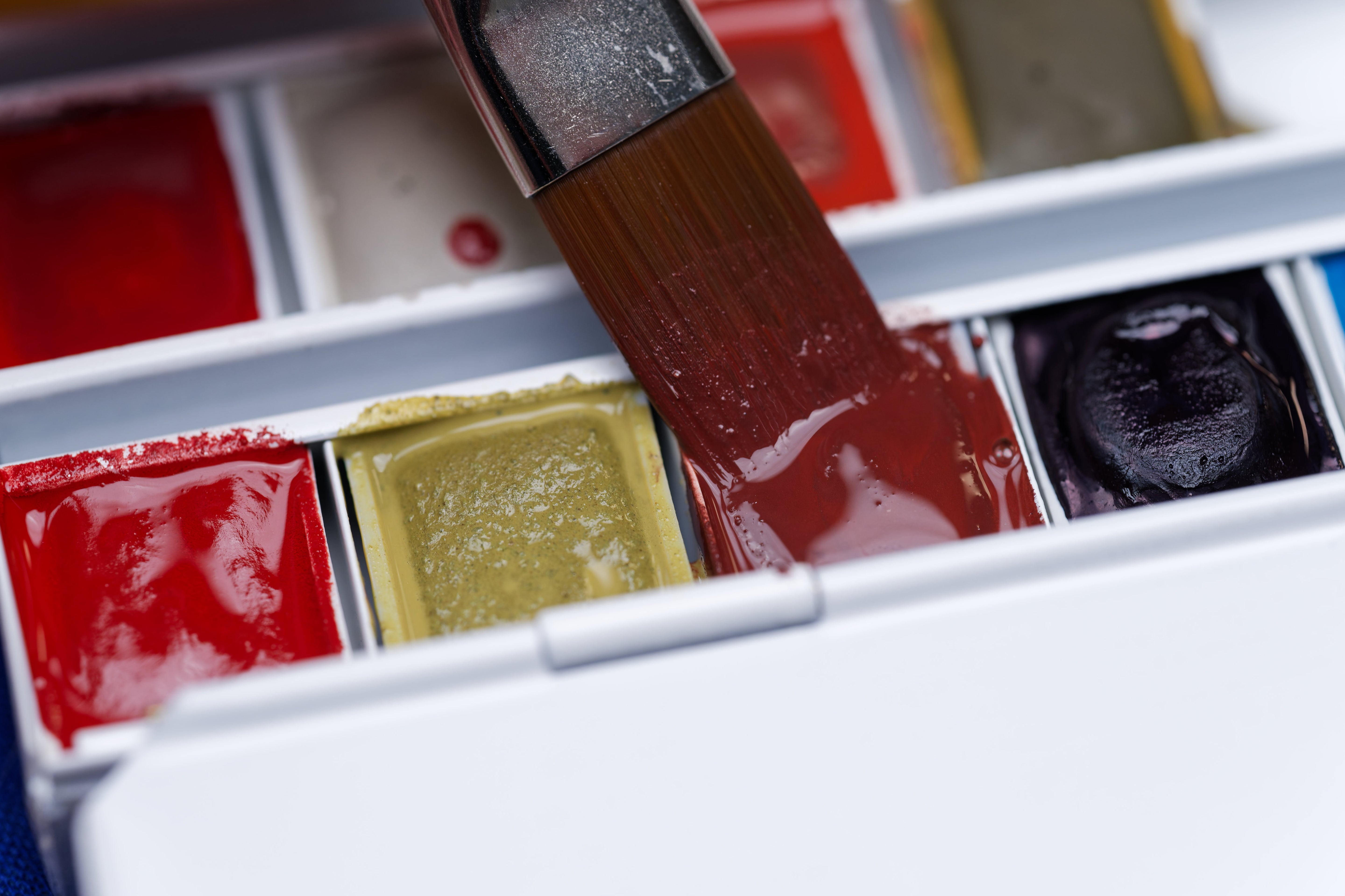 CfM Watercolor Half Pan, Cerulean