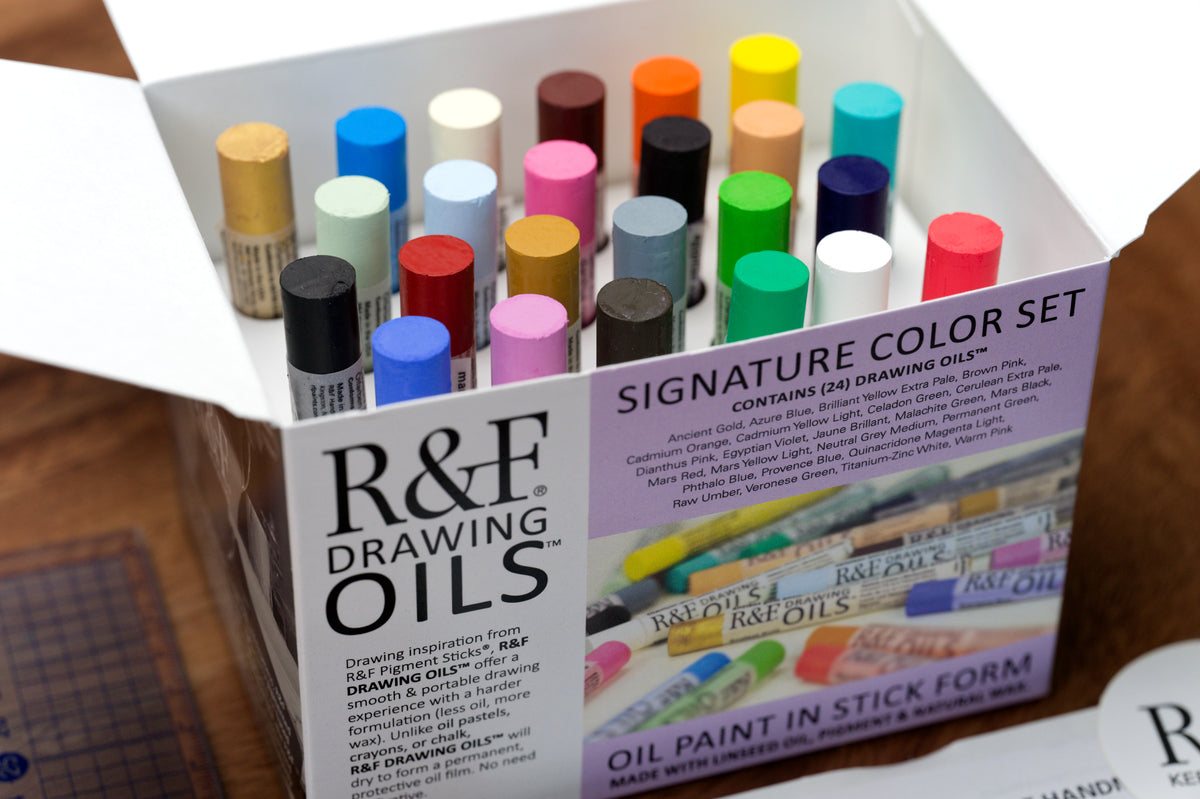 R&F Drawing Oils, Signature Set of 24