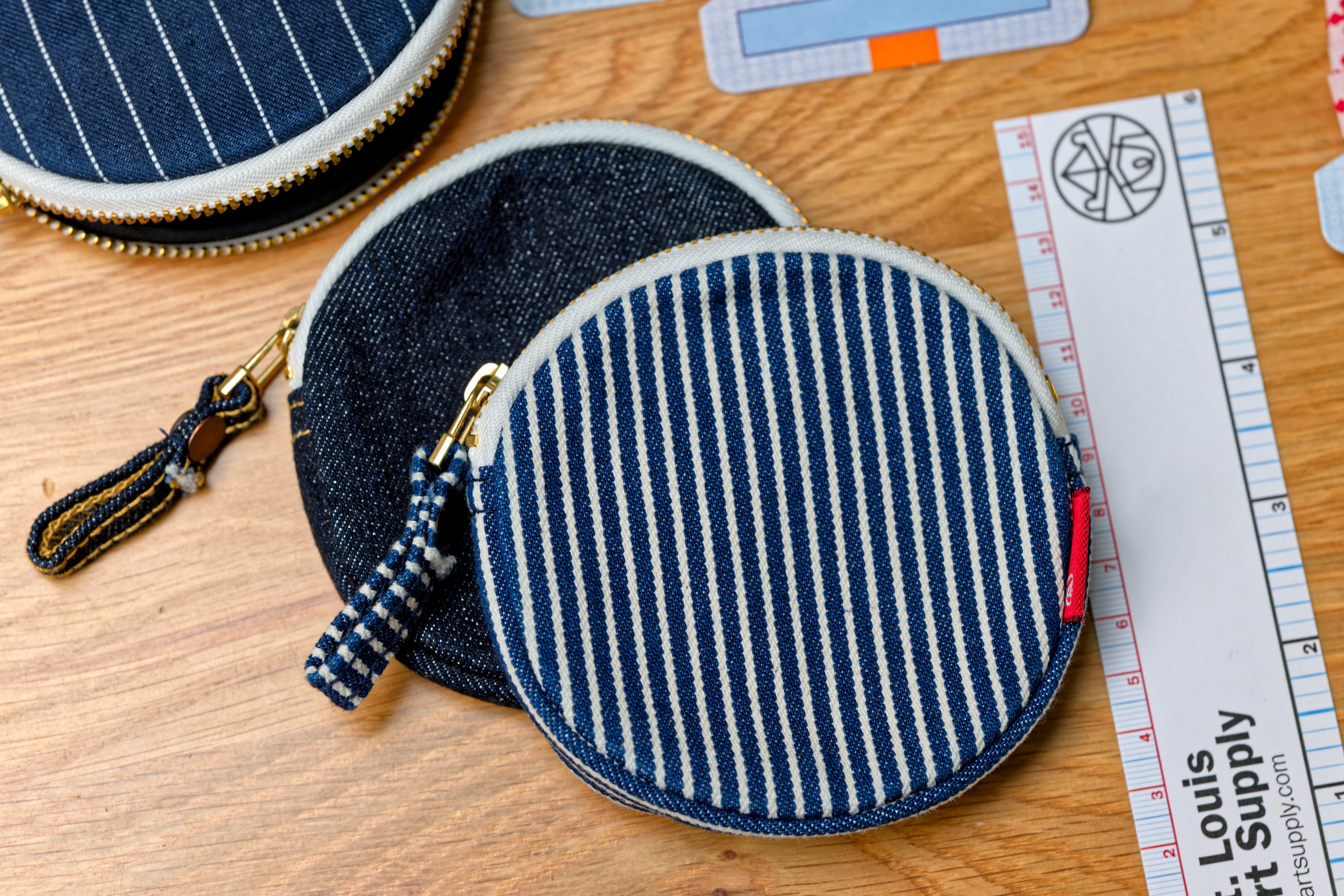 Mini Denim Pouch