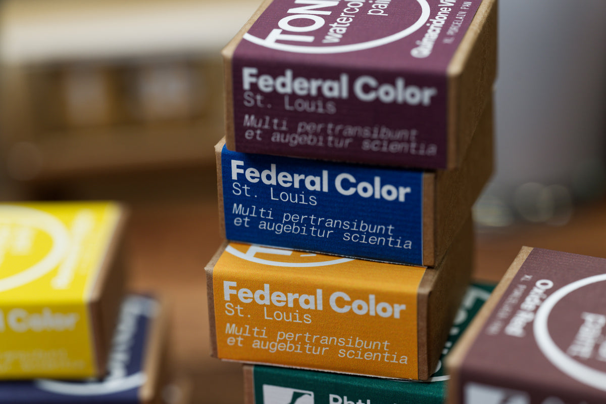 Tonic Watercolor, Porcelain Pan, #035 Mandarin Orange