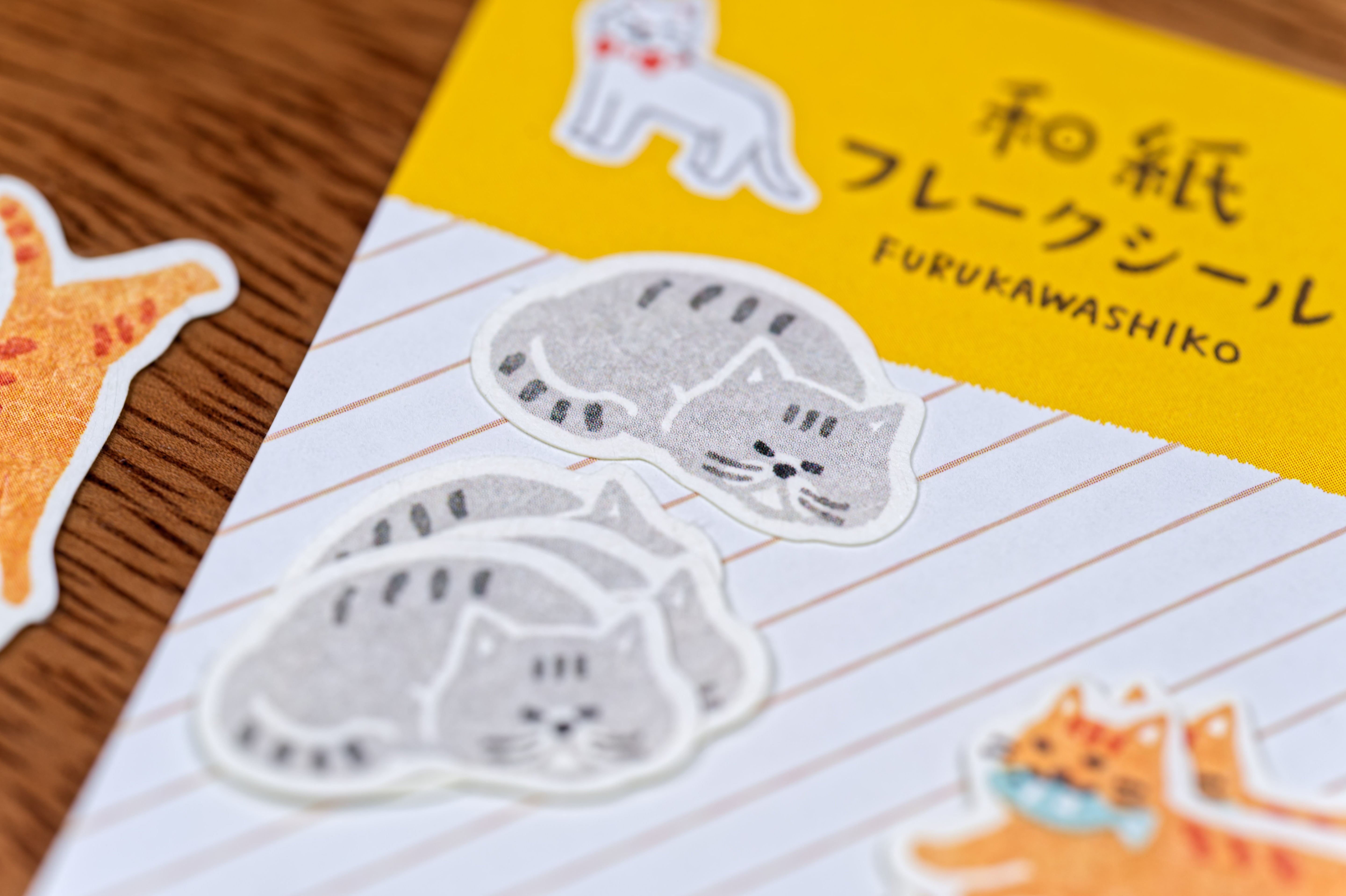 Washi Sticker Set, House Cats