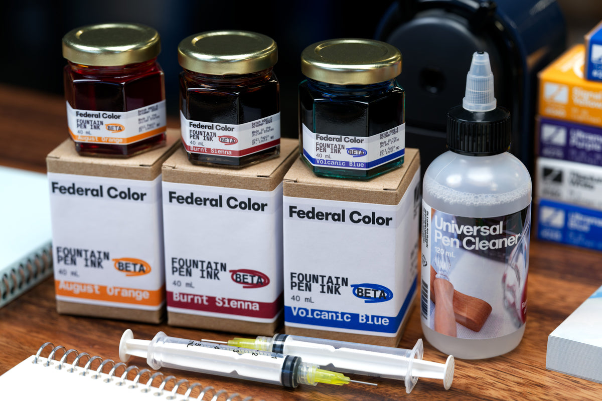 Federal Fountain Pen Ink — Beta Test Kit