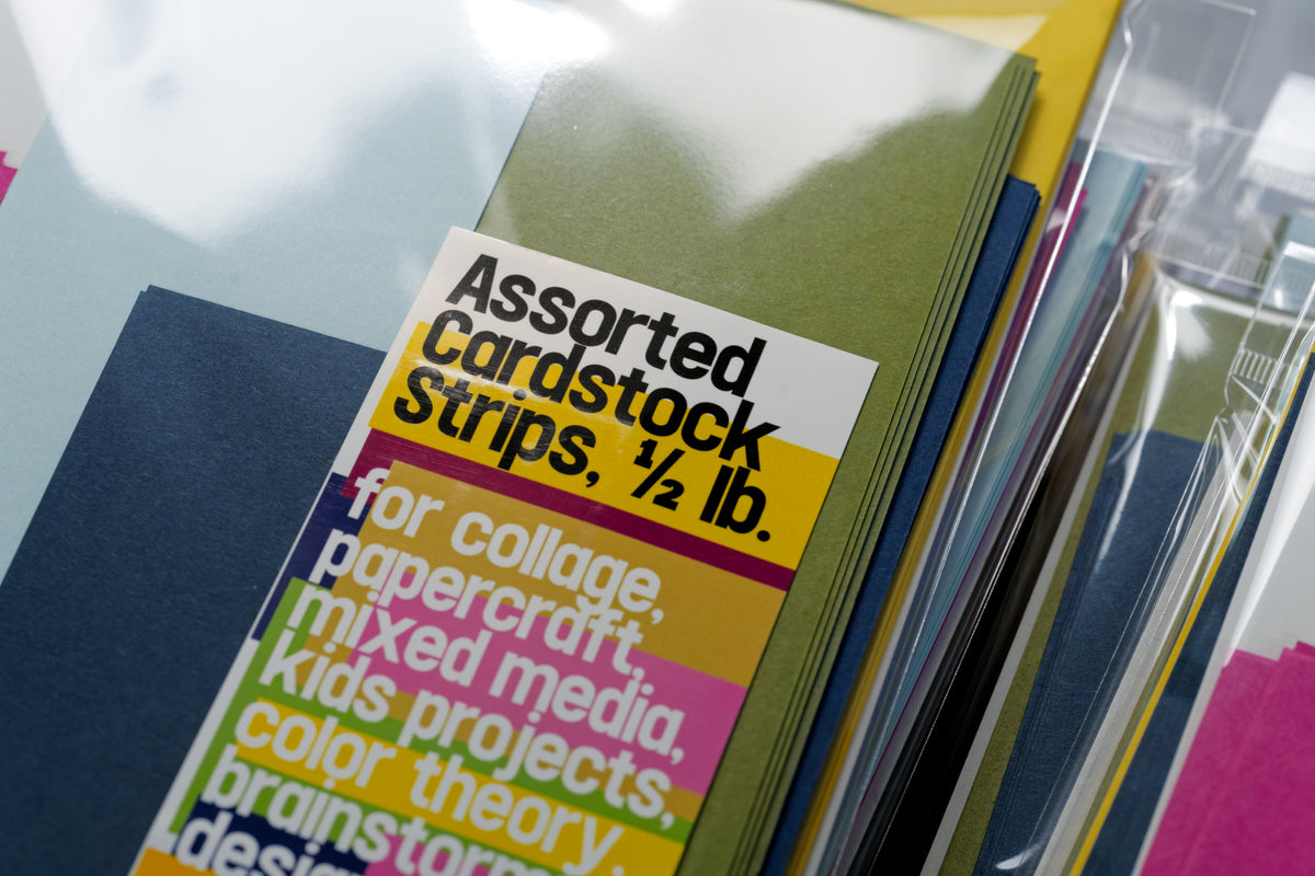 Assorted Cardstock Strips, 1/2 lb.