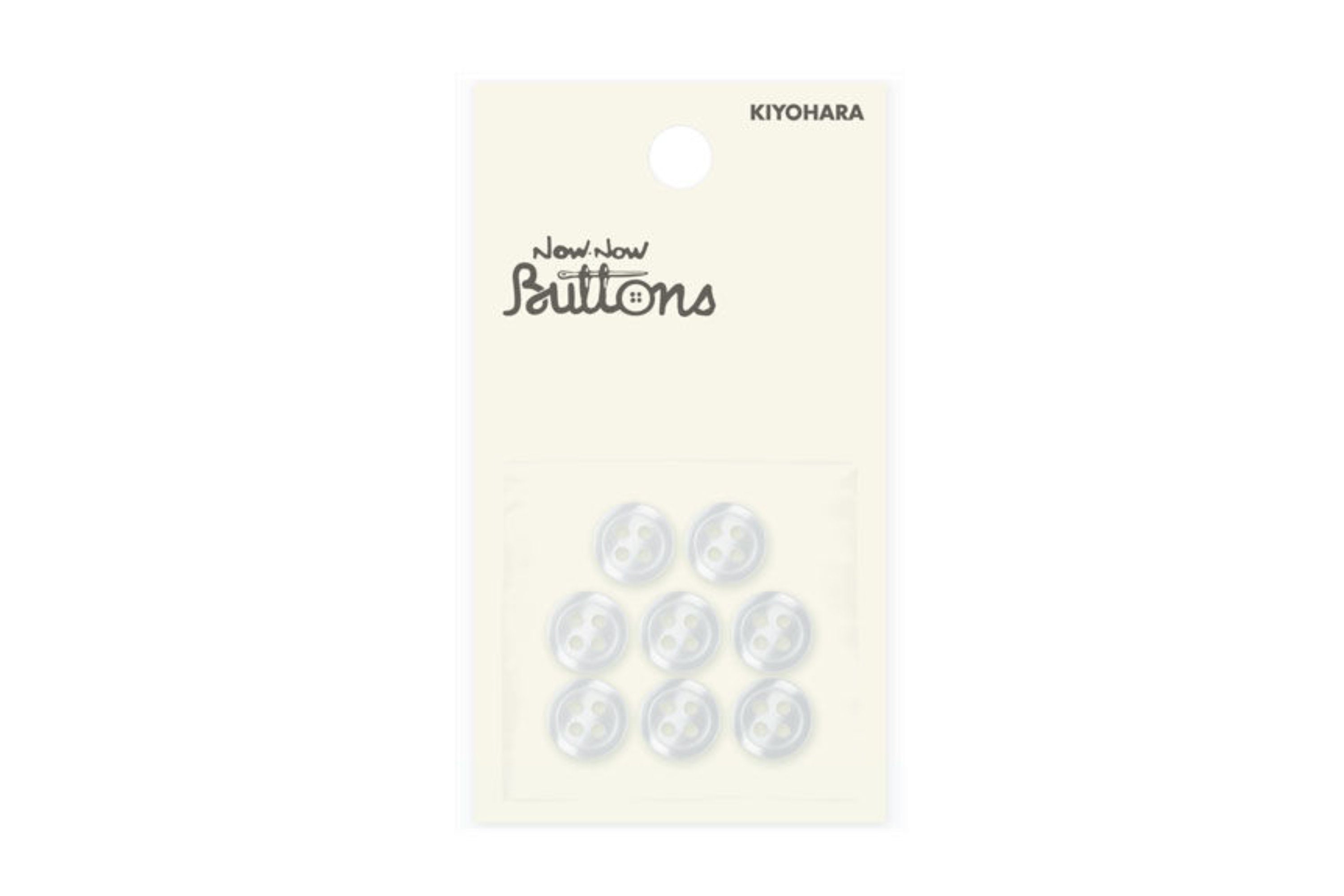 Now Now Buttons, Pearl White