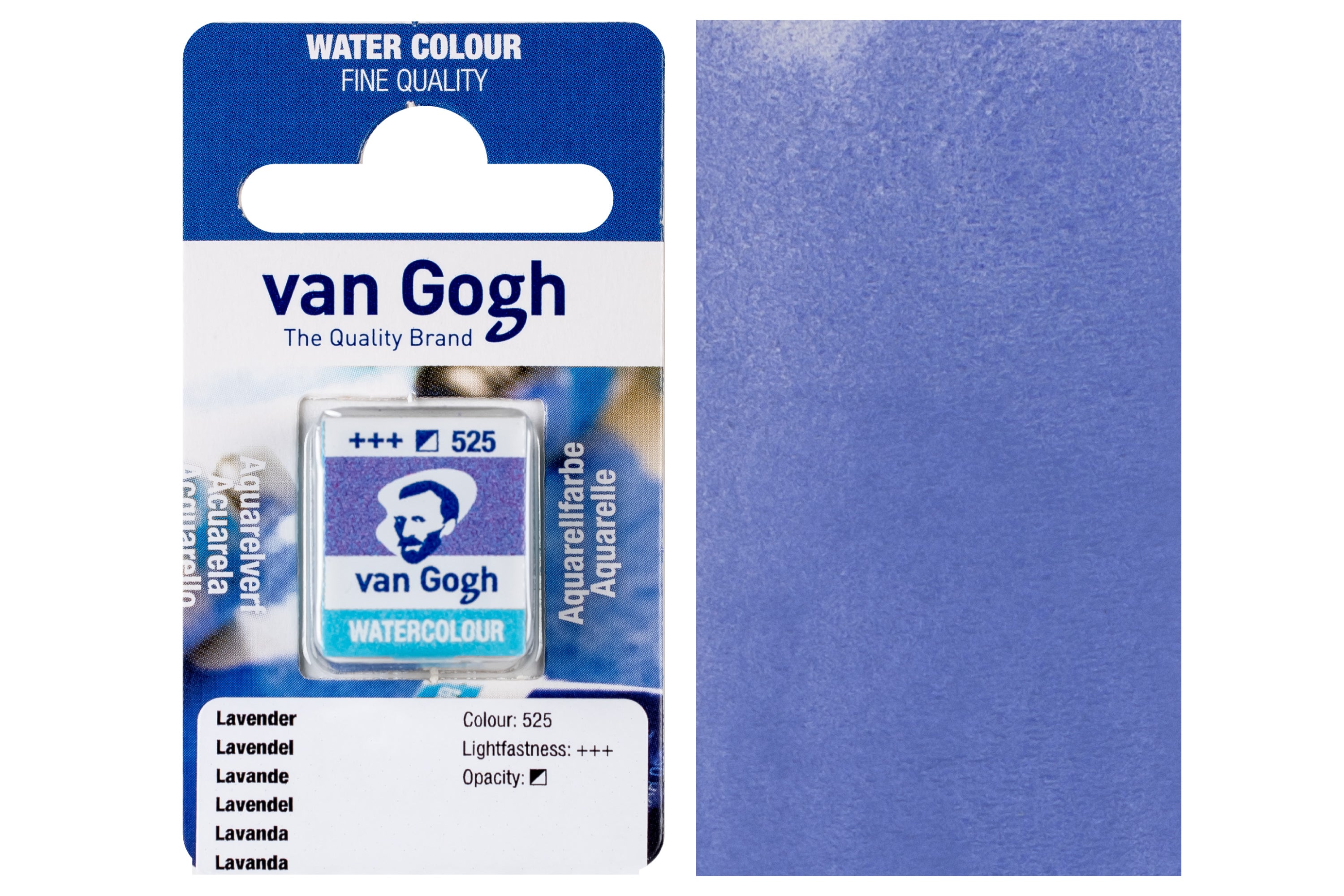 Van Gogh Watercolor Half Pan, #525 Lavender
