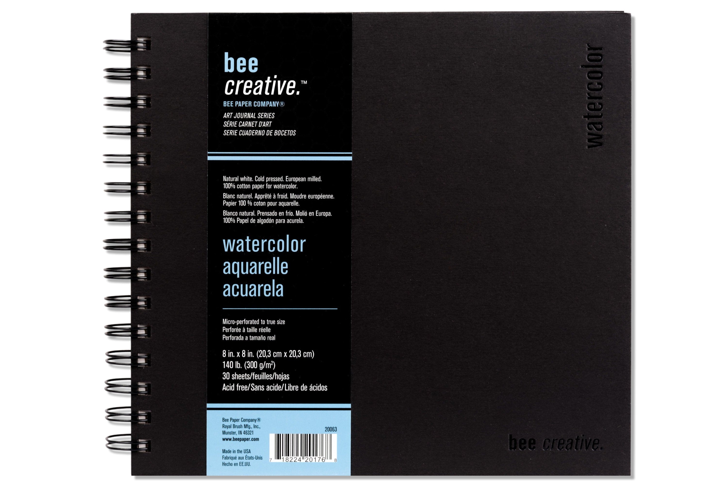 Bee 100% Cotton Watercolor Book
