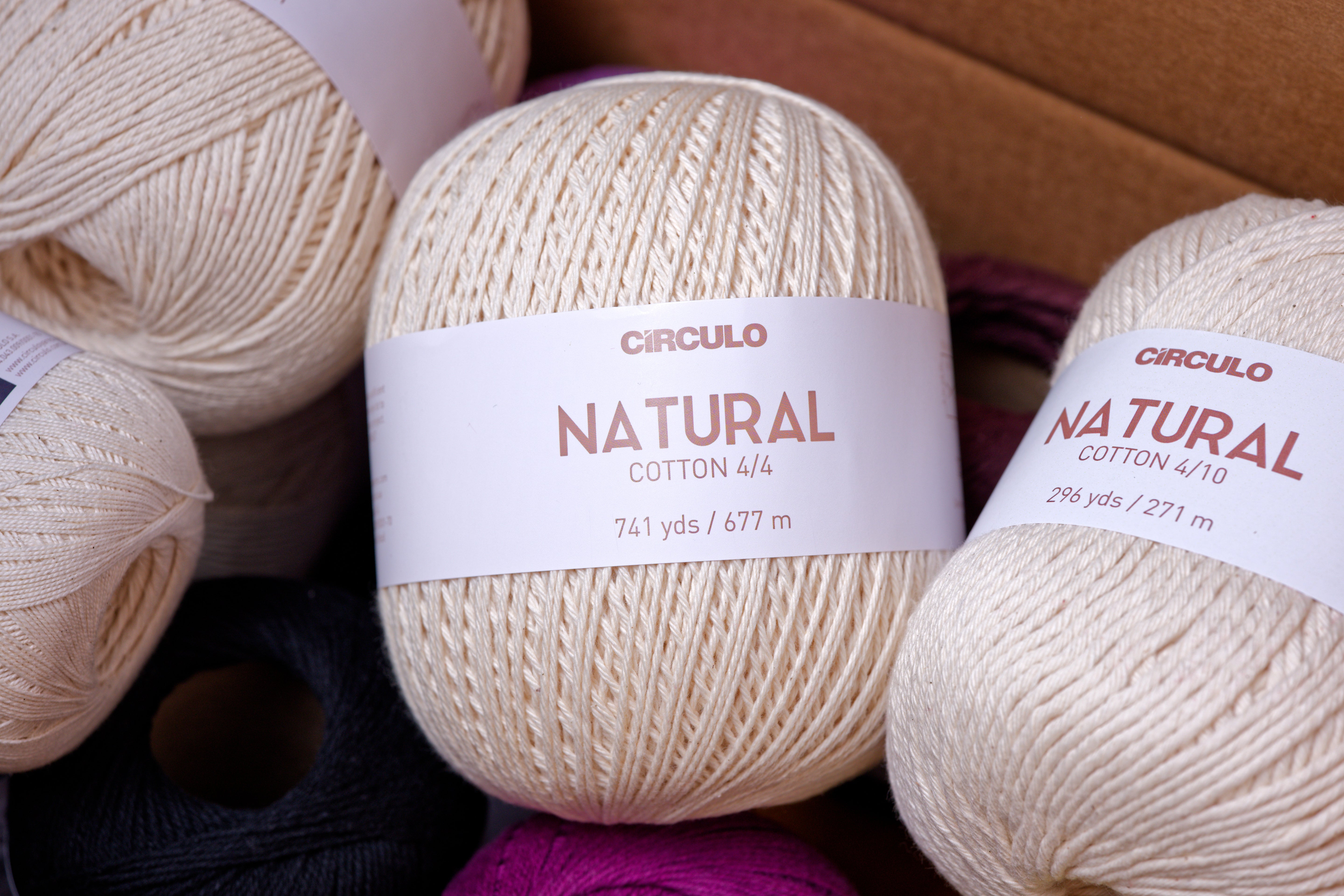 Circulo Natural Cotton 4/4 Yarn, Undyed