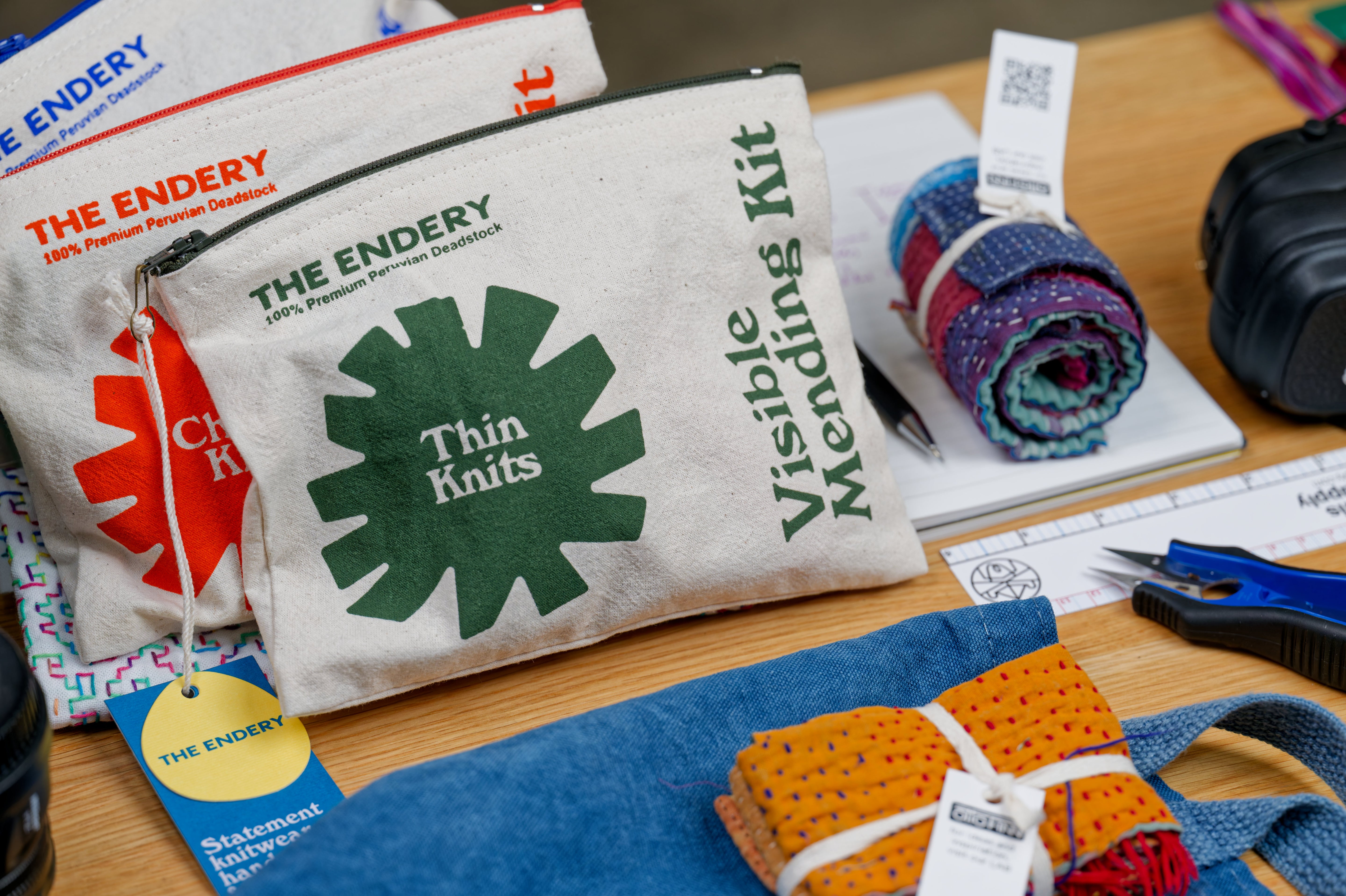 Visible Mending Starter Kit, Chunky Knits
