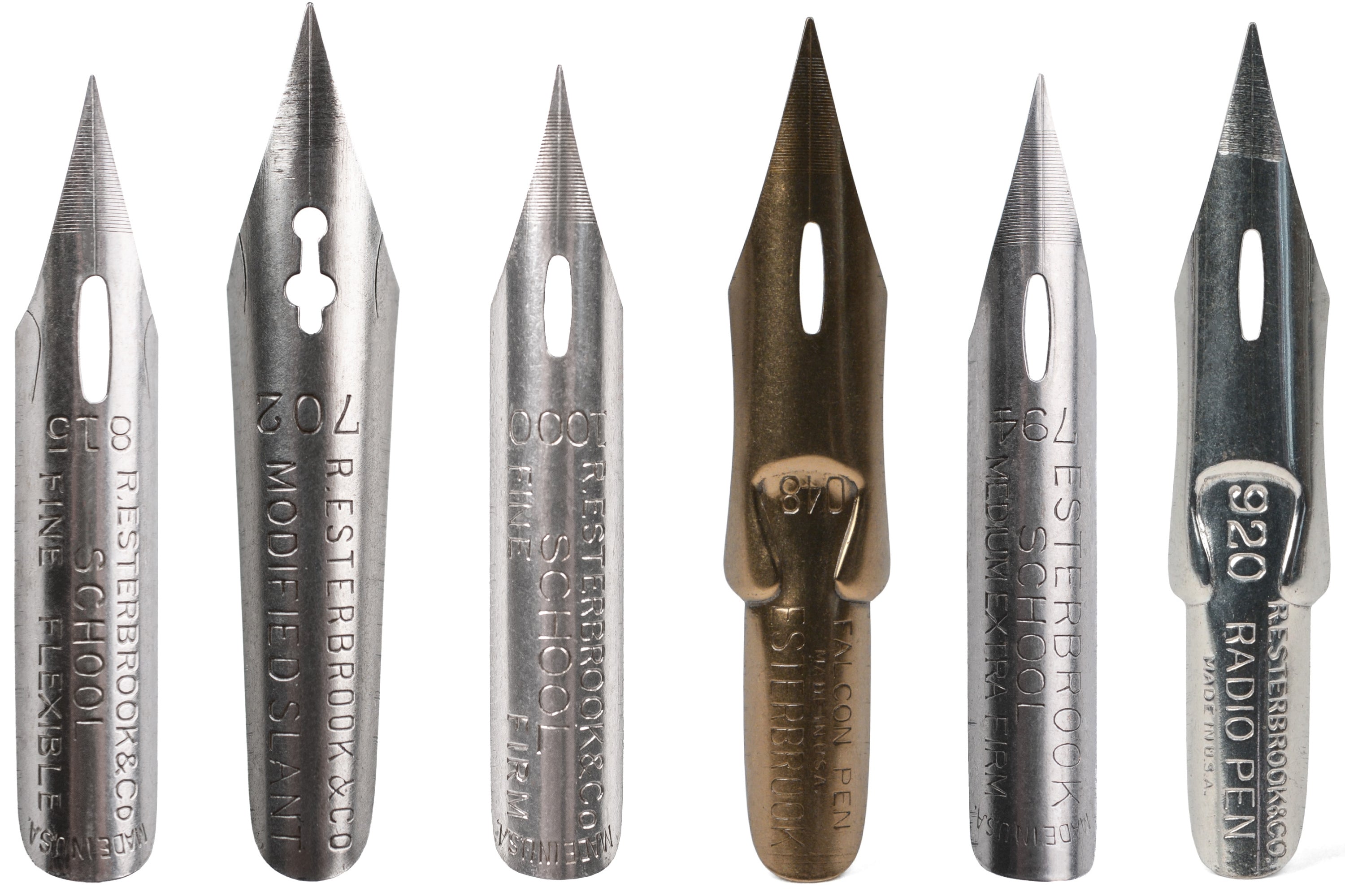 Esterbrook Vintage Writing Nibs, Set of 6