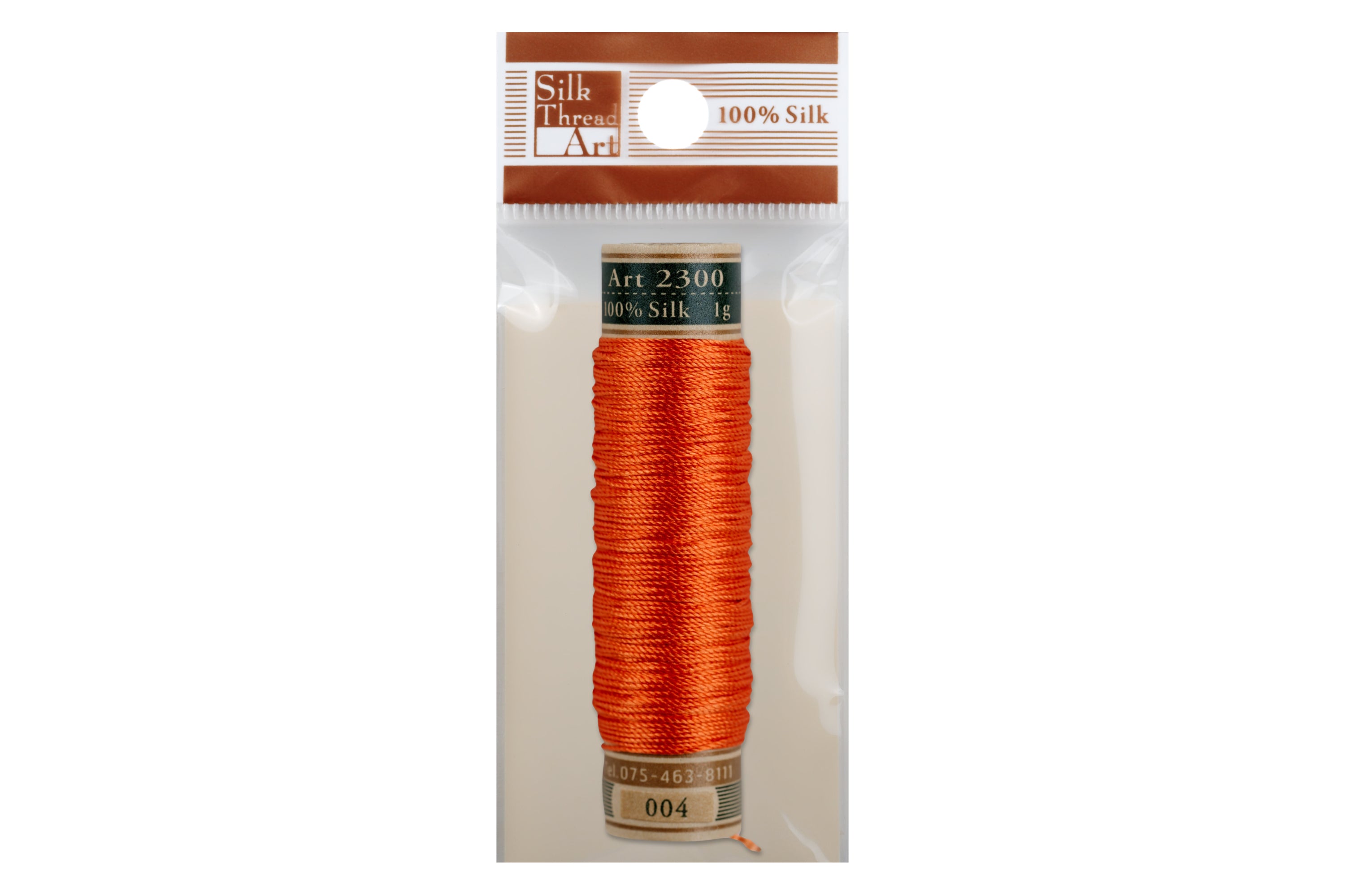 Silk Art Thread, #004 Orange