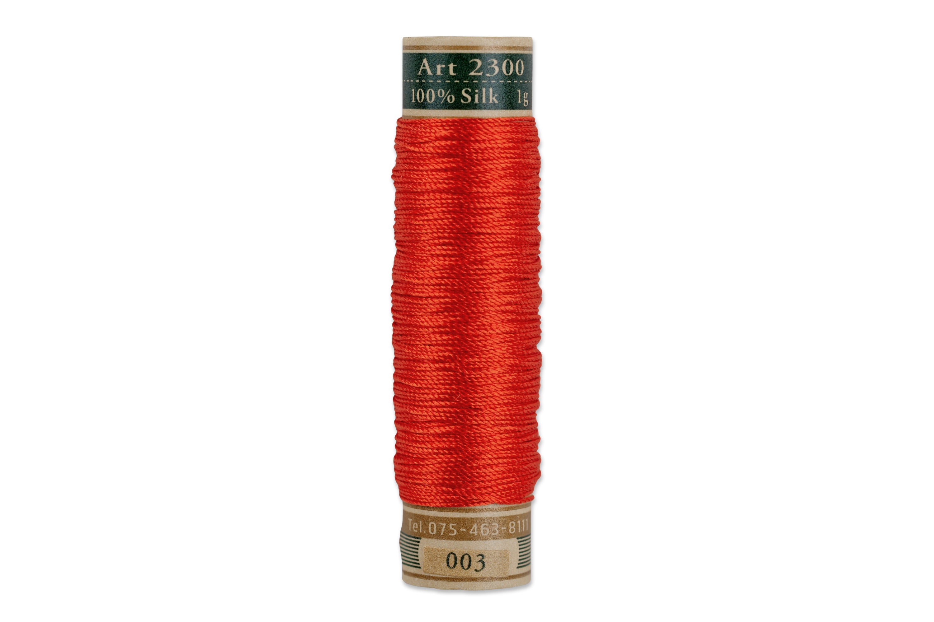 Silk Art Thread, #003 Vermilion