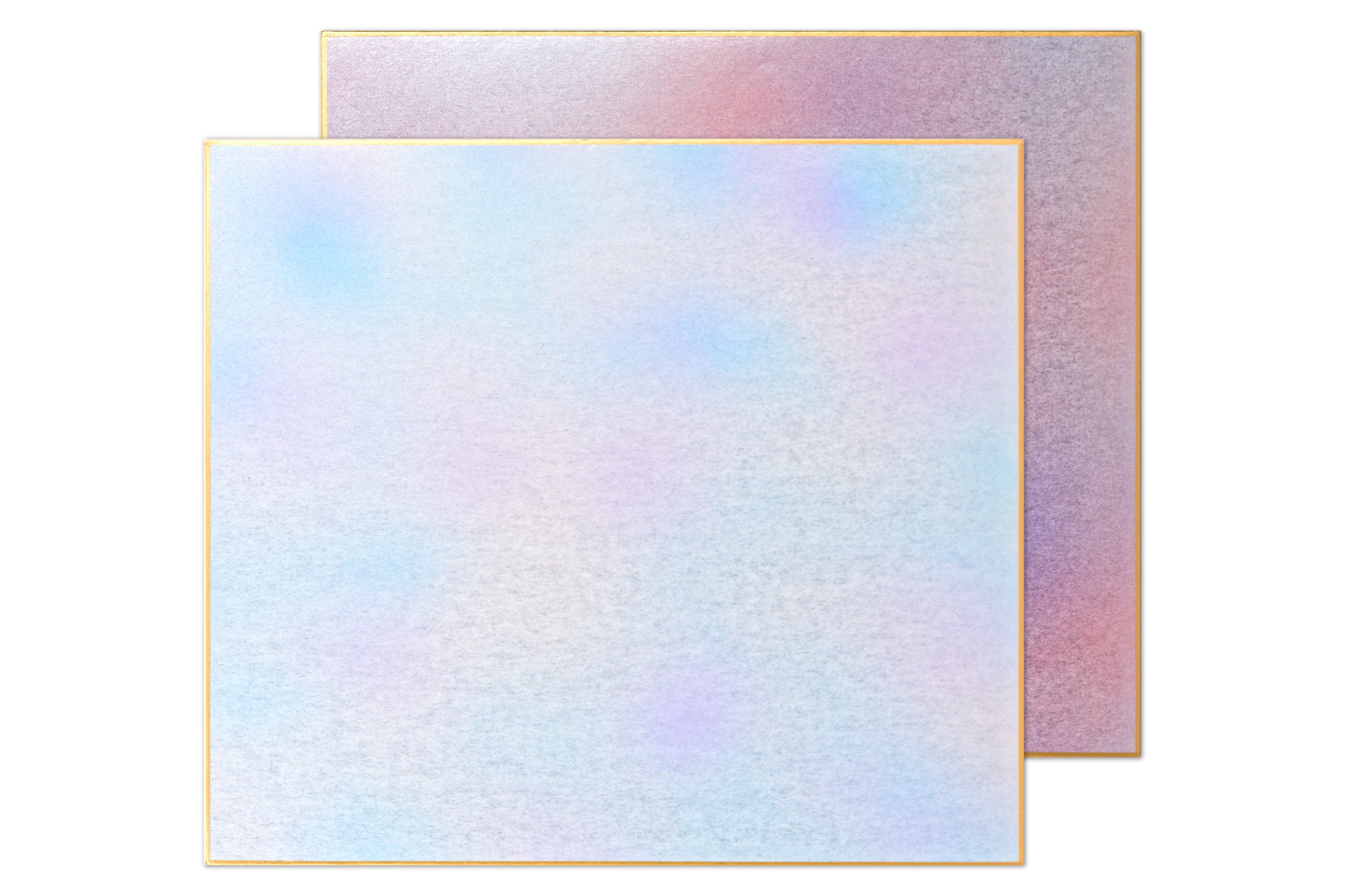 Hand-Colored Shikishi Boards, Set of 2