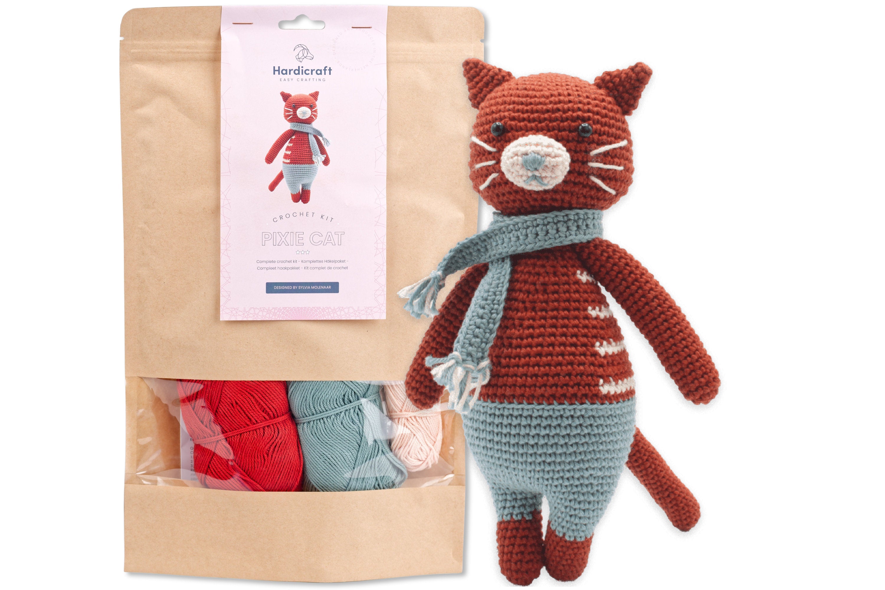 Pixie Cat Amigurumi Kit (Crochet)