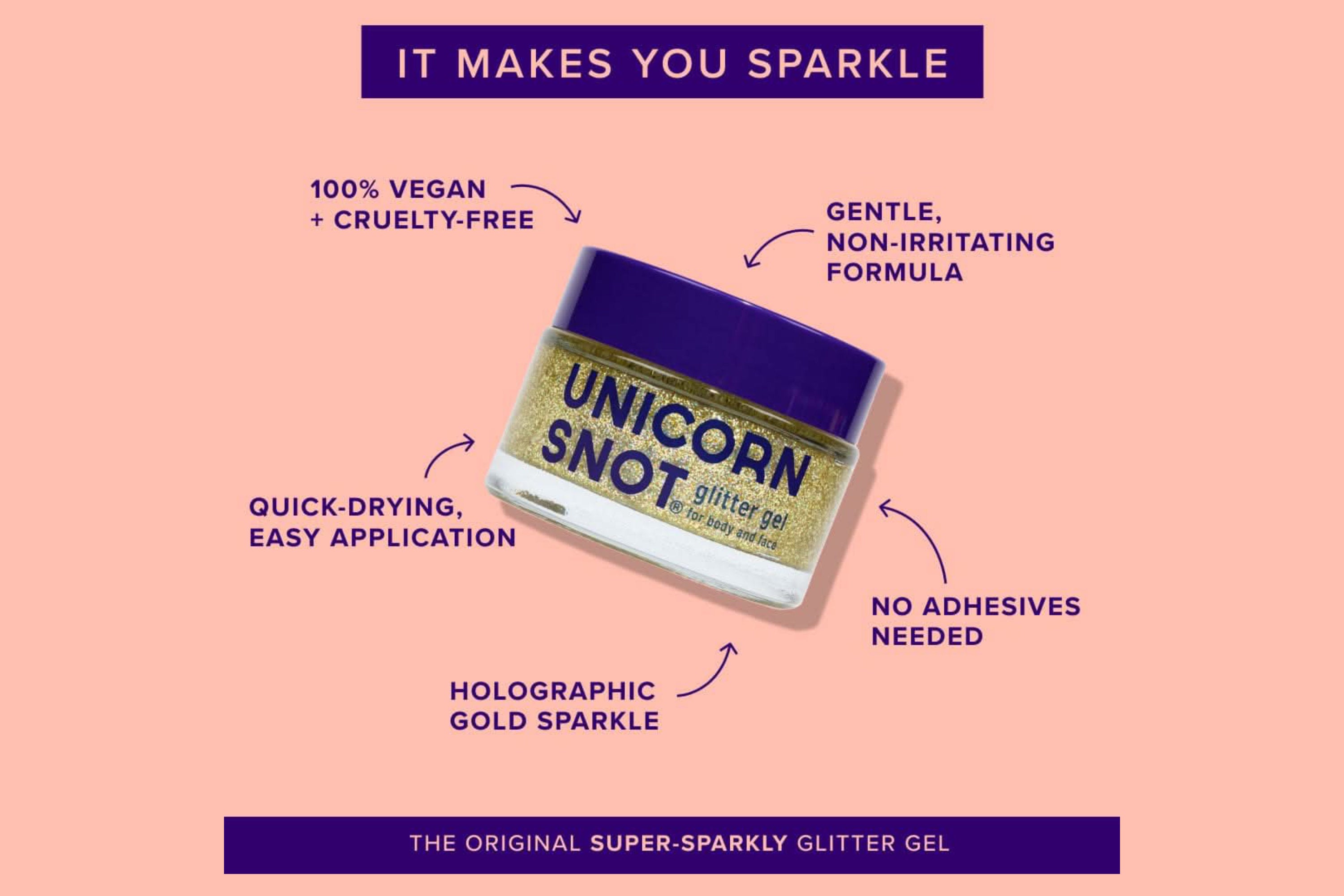 The Original Glitter Gel, Bling Gold