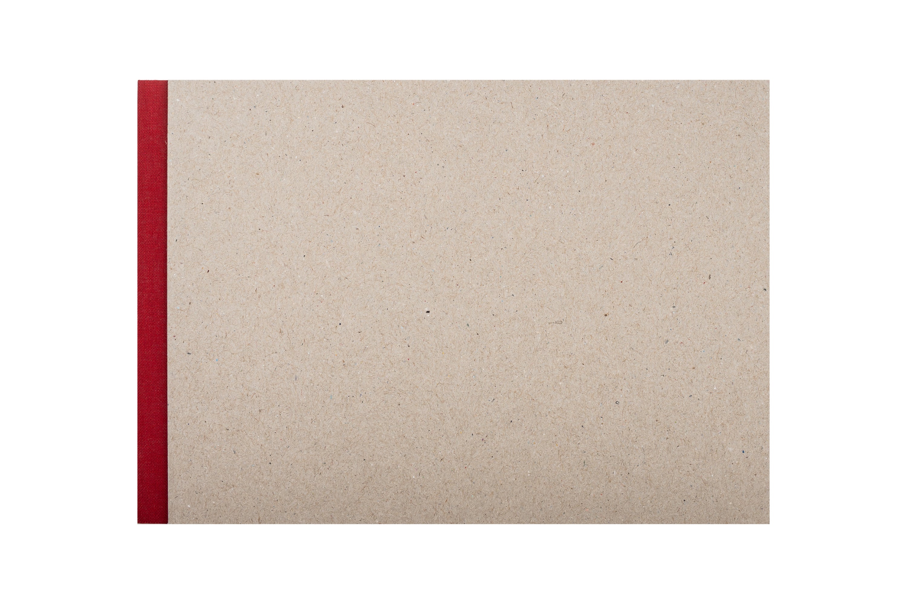 K&P Pasteboard Sketchbook, A5 Landscape, Red Spine