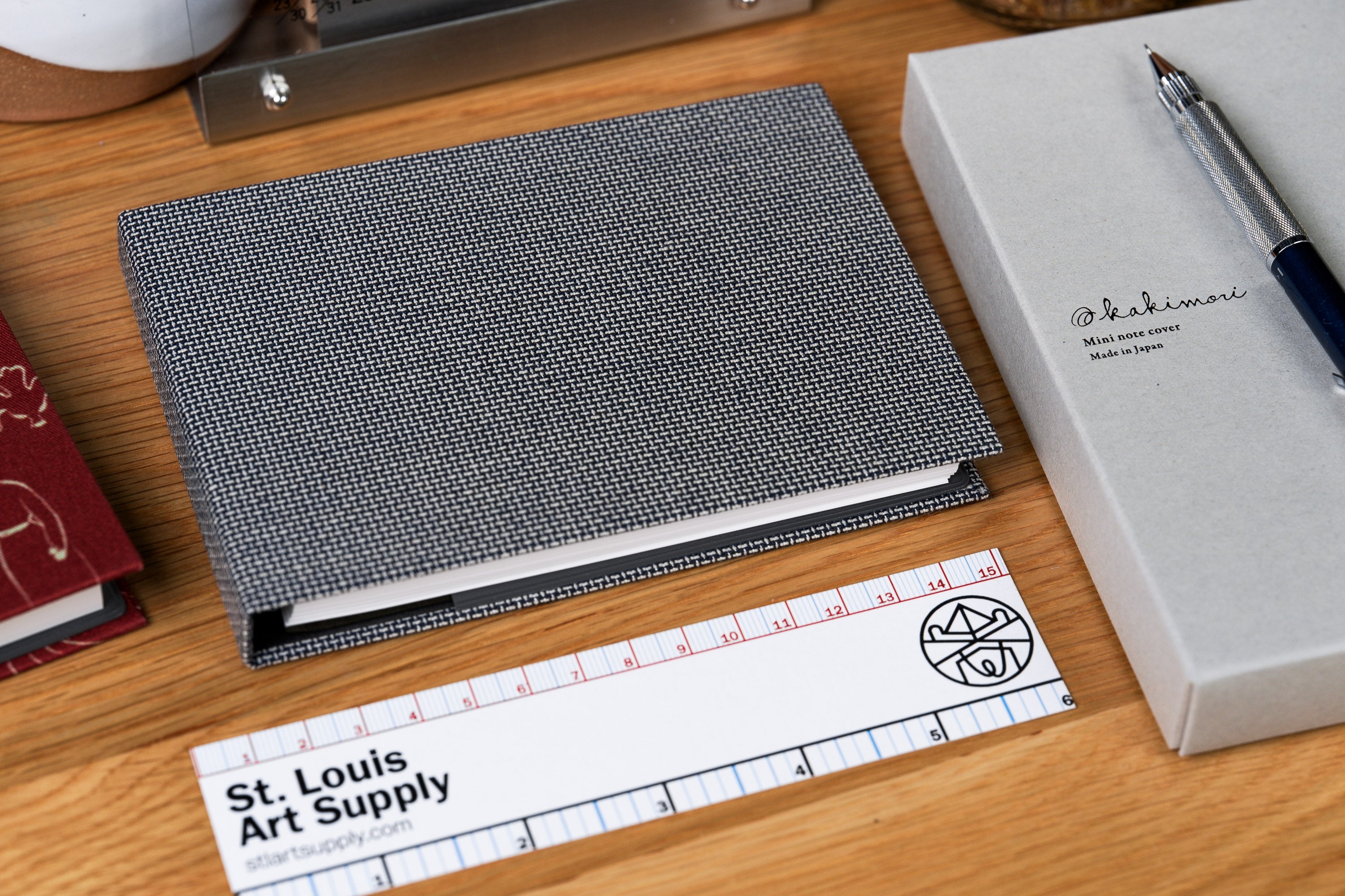 Kakimori Mini Note Cover, Palmehuset Red