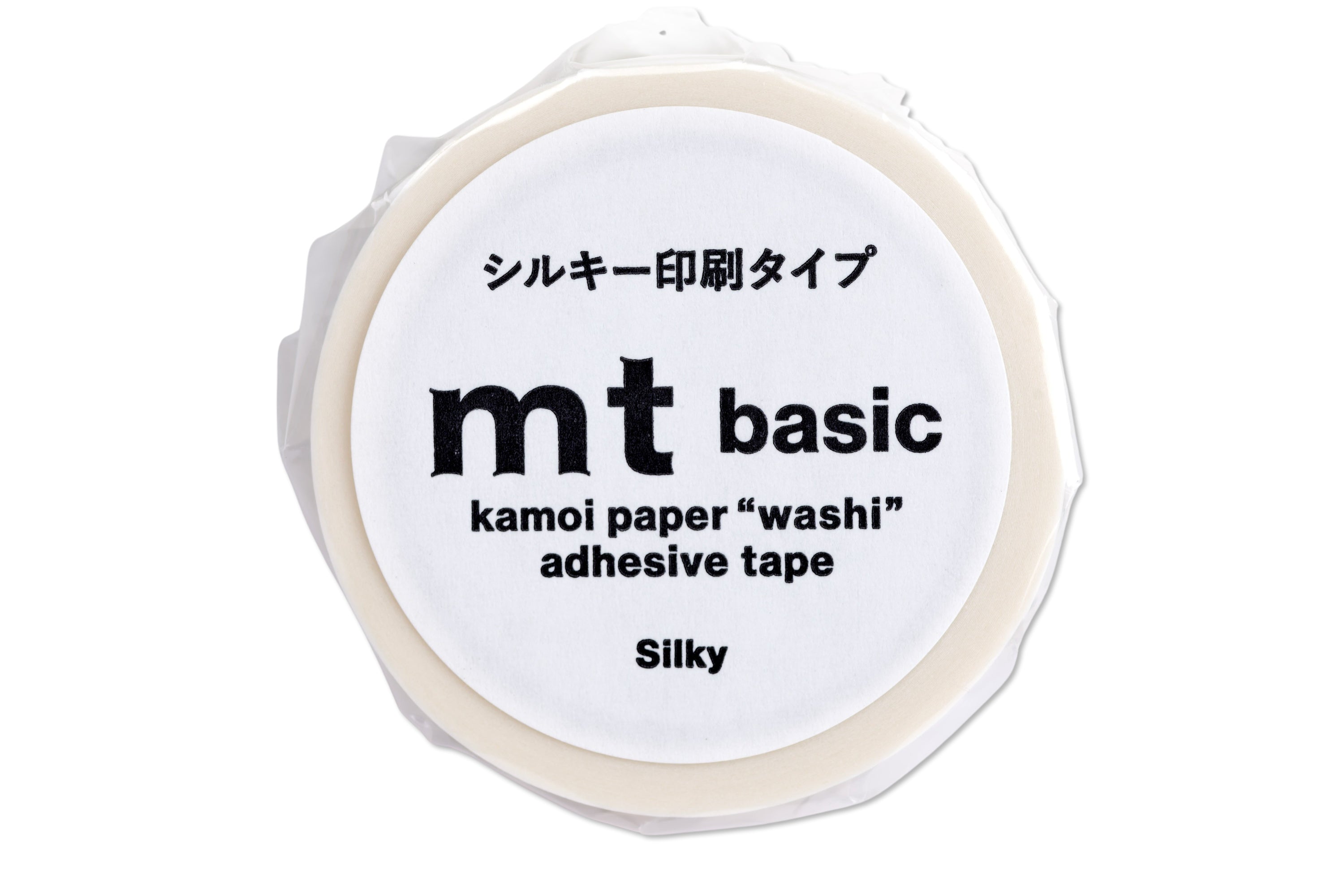 mt Washi Tape, 15 mm, Silky White