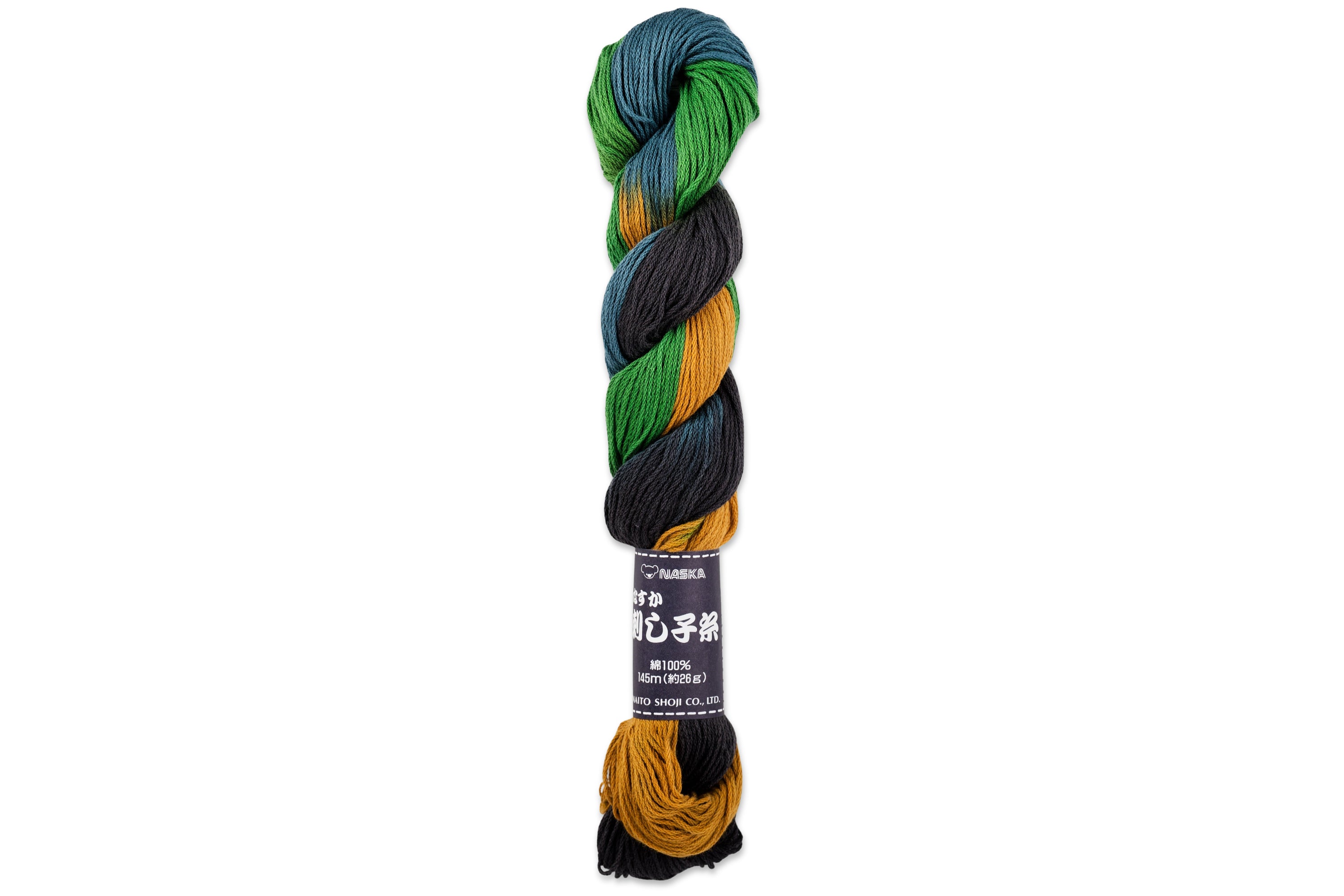 XL Hand-Dyed Sashiko Skein, #206 Lowlands