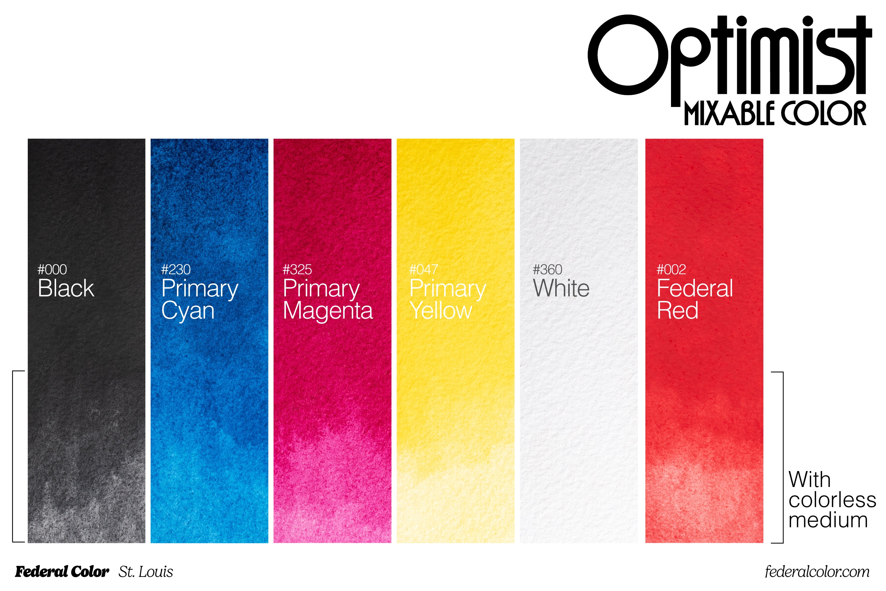 Optimist Pigment Ink, #002 Federal Red, 50 mL Precision Bottle