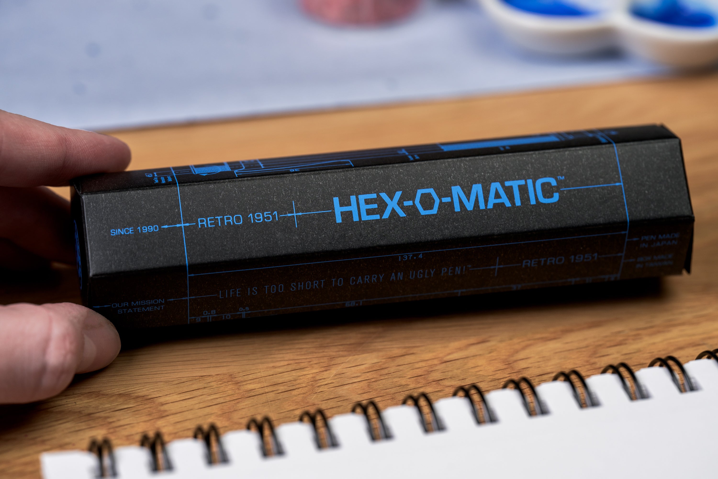 Hex-O-Matic Mechanical Pencil, Black