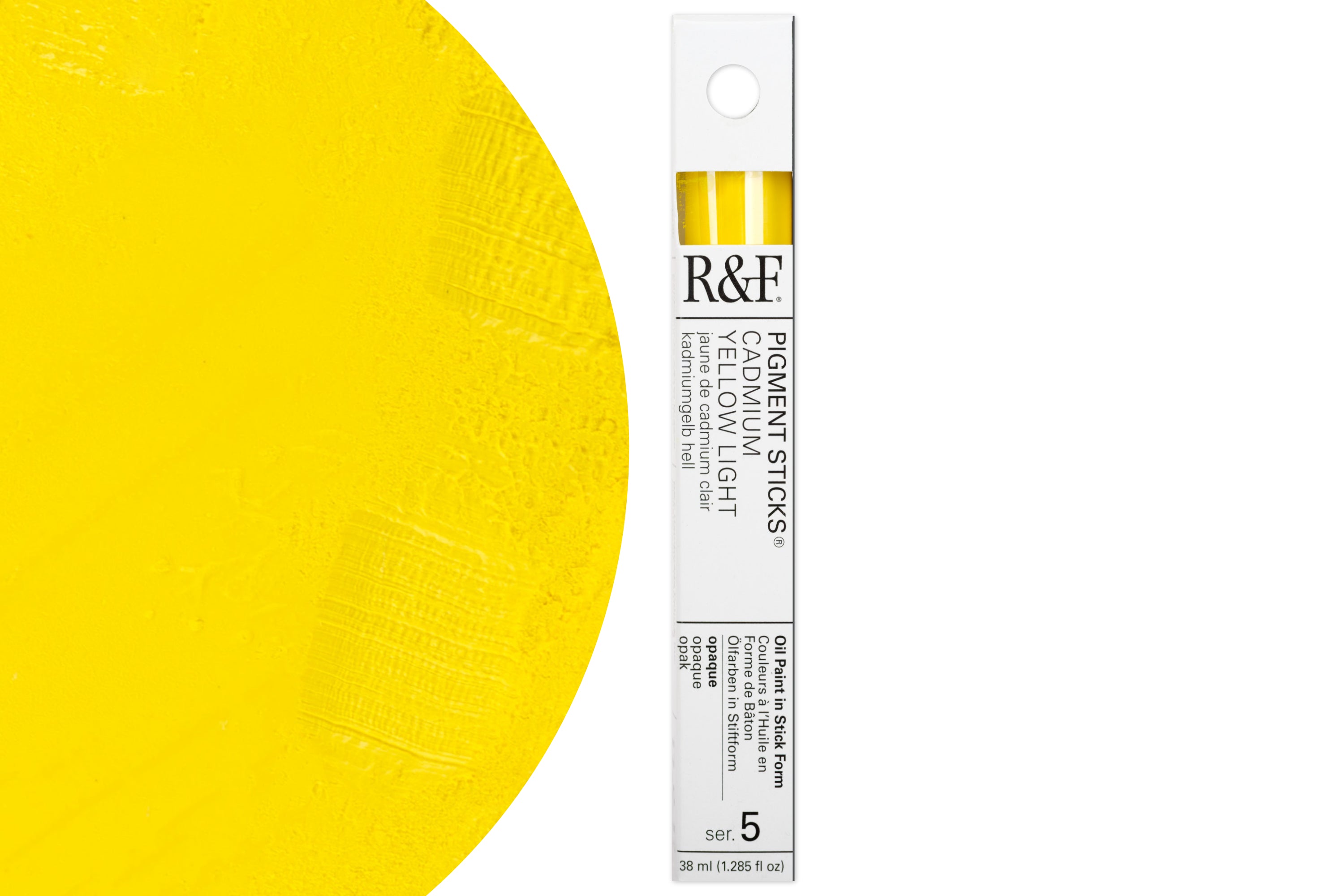 R&F Pigment Stick, Cadmium Yellow Light, 38 mL