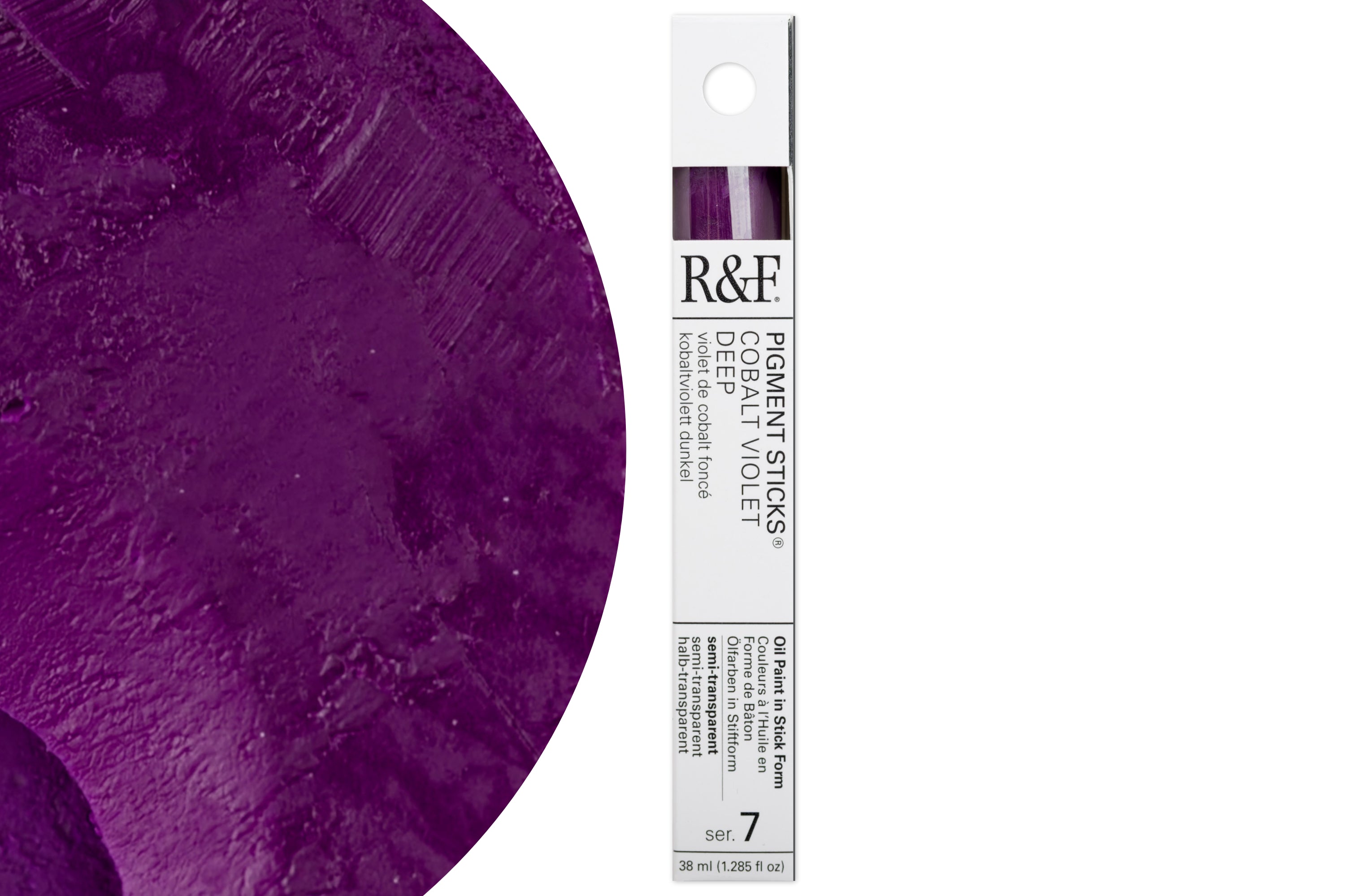 R&F Pigment Stick, Cobalt Violet Deep, 38 mL