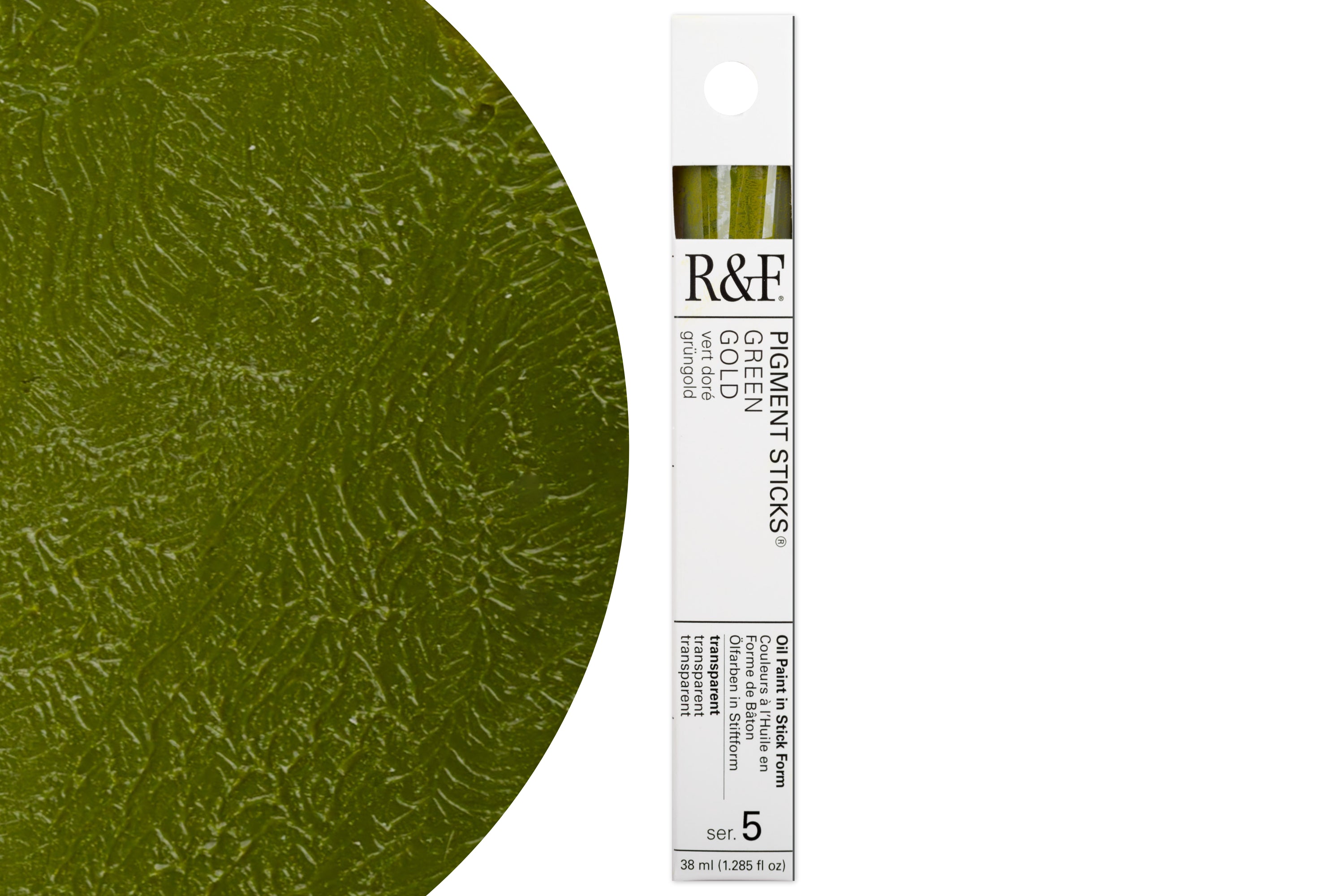 R&F Pigment Stick, Green Gold, 38 mL