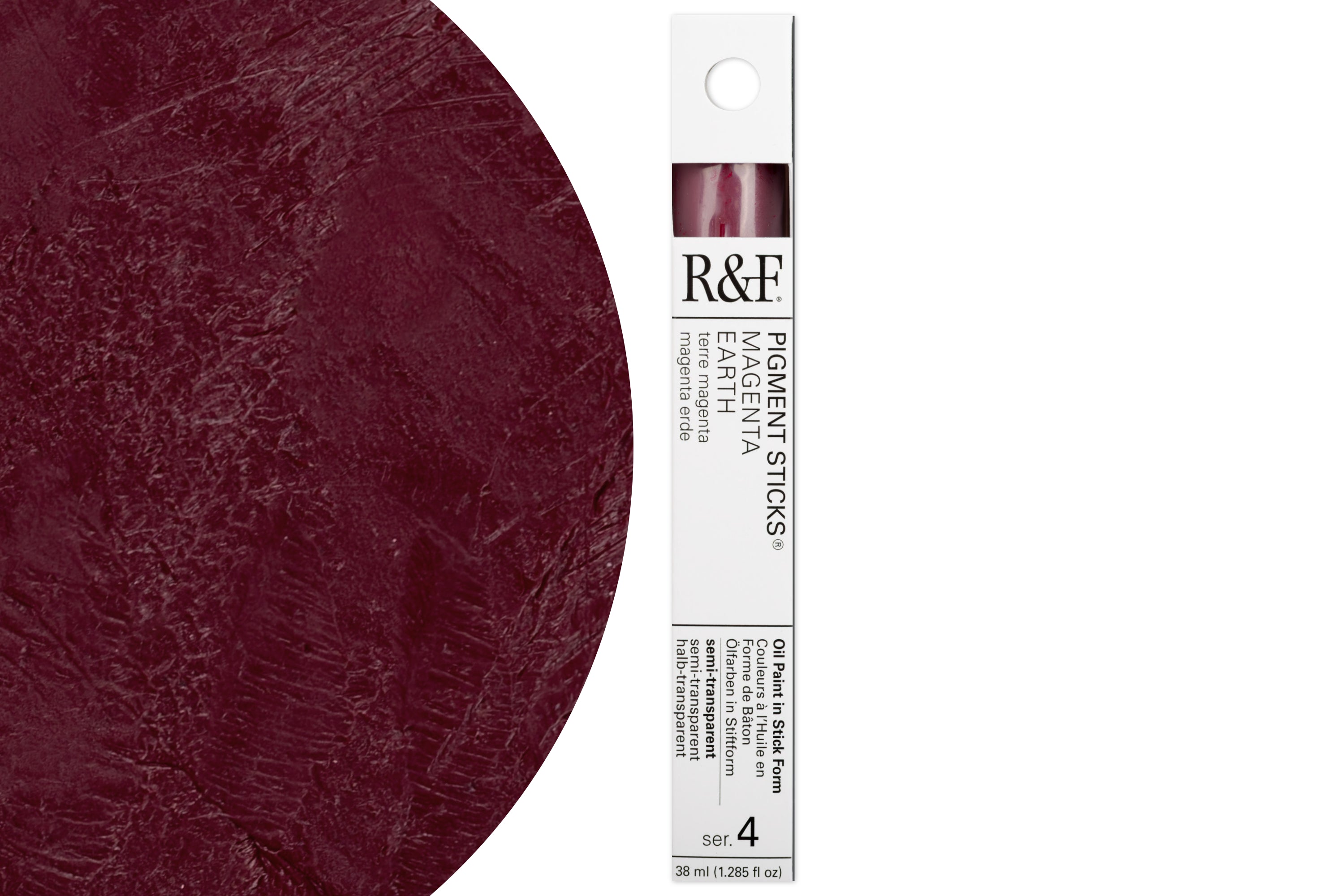 R&F Pigment Stick, Magenta Earth, 38 mL