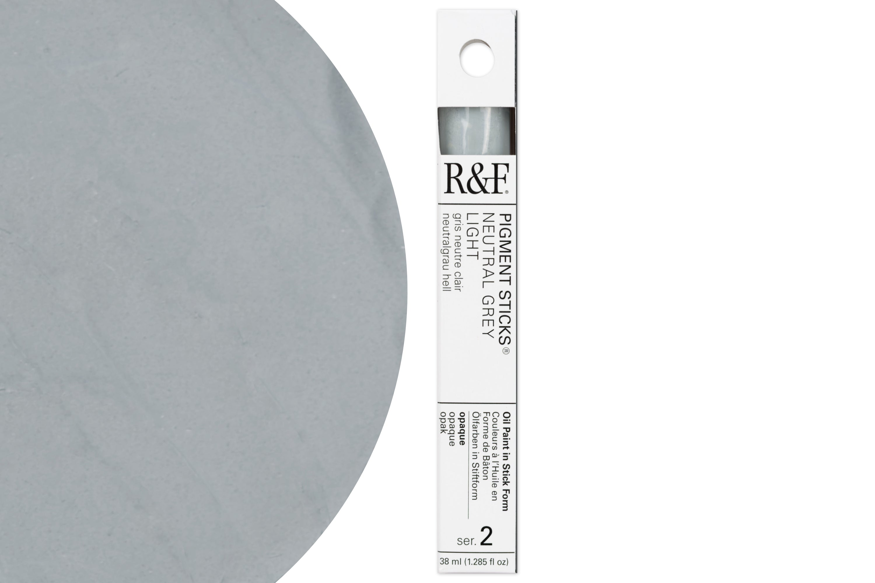 R&F Pigment Stick, Neutral Grey Light, 38 mL