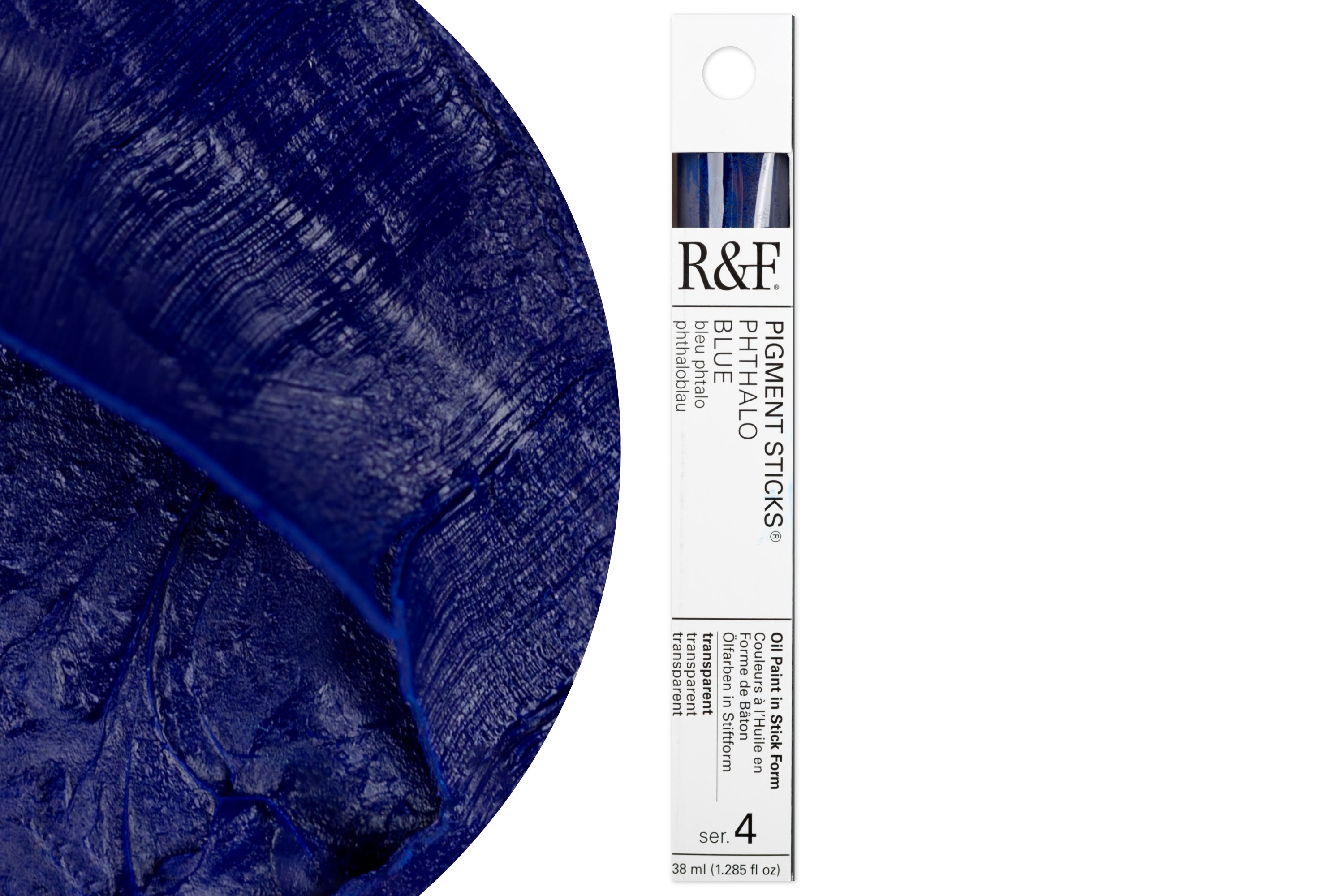 R&F Pigment Stick, Phthalo Blue, 38 mL