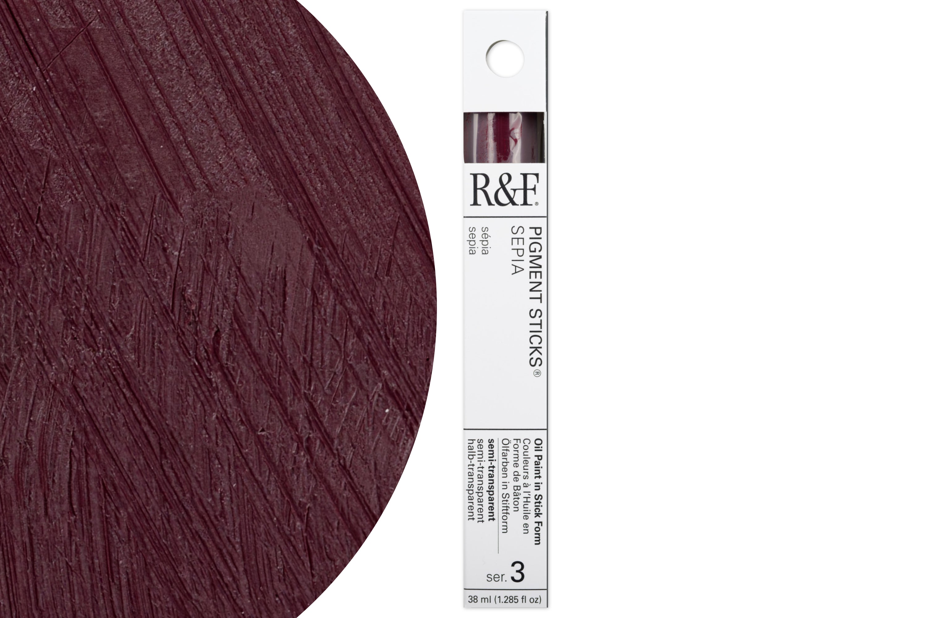 R&F Pigment Stick, Sepia, 38 mL