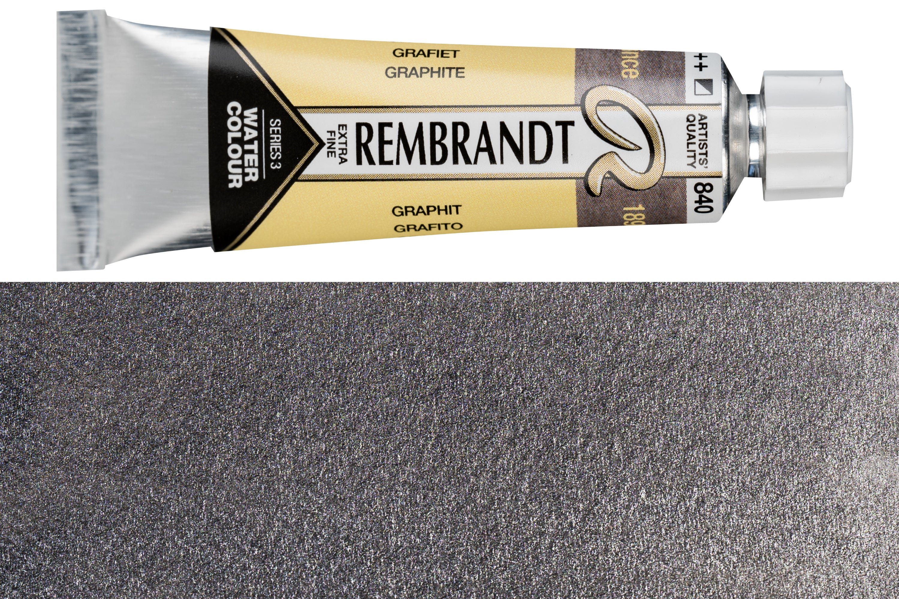 Rembrandt Watercolor, 10 mL, #840 Graphite