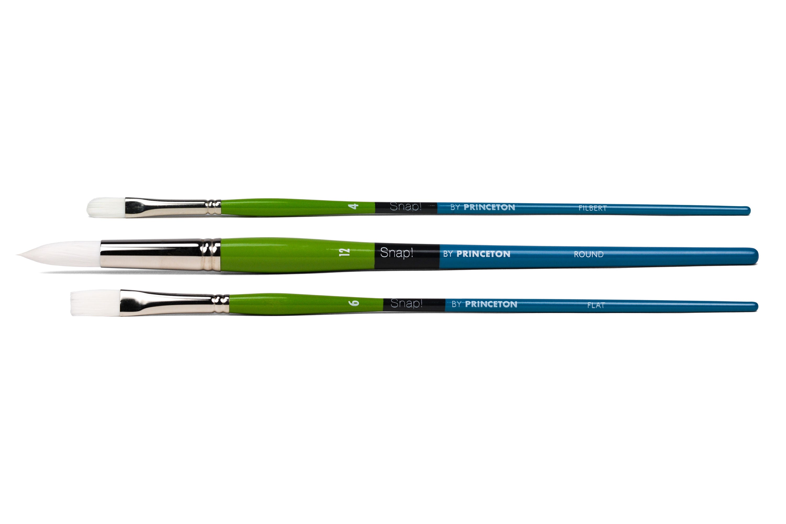 Snap Acrylic Brushes, Long Handle (Series 9800)
