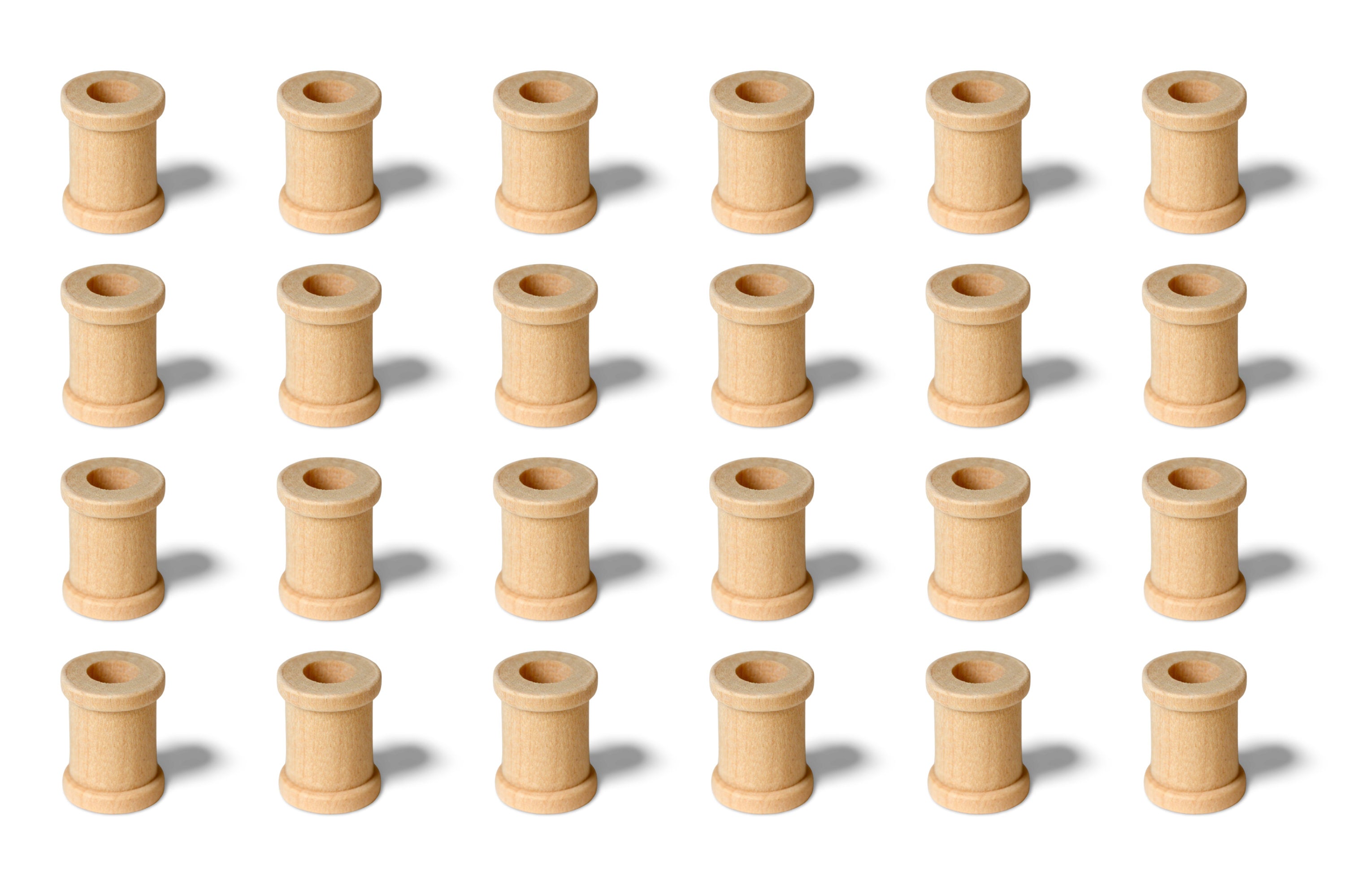 Empty Wood Spools
