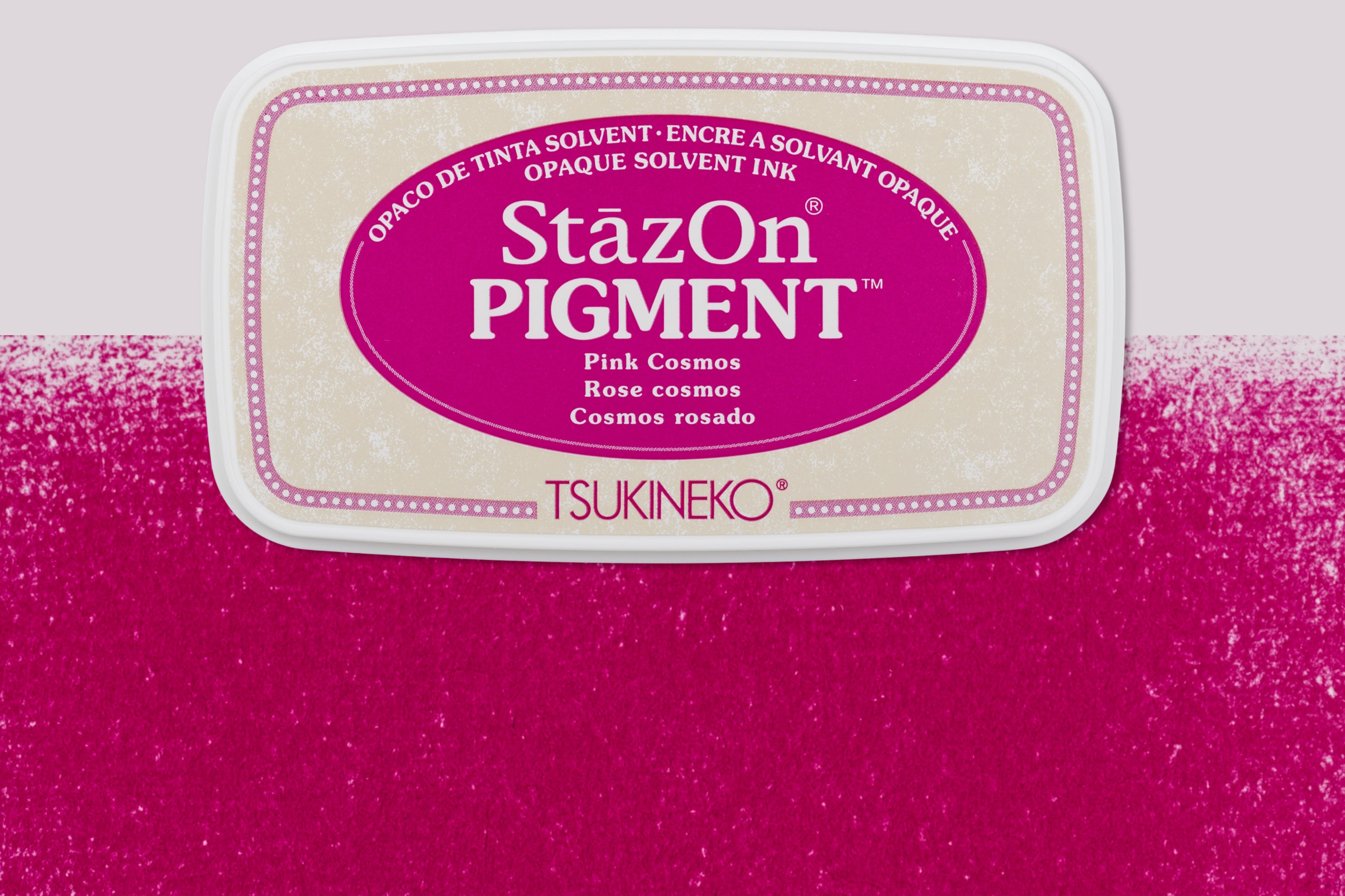 StazOn All-Surface Pigment Ink Pad, Pink Cosmos